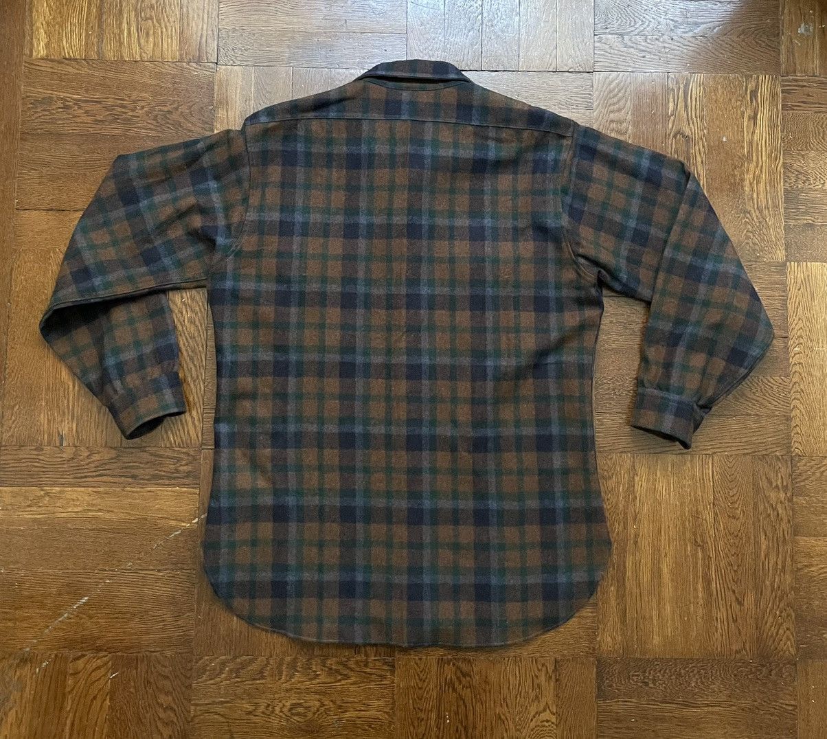 Pendleton LAST DROP Vtg Pendleton Wool Overshirt - Flannel Plaid Check Size US L / EU 52-54 / 3 - 12 Thumbnail