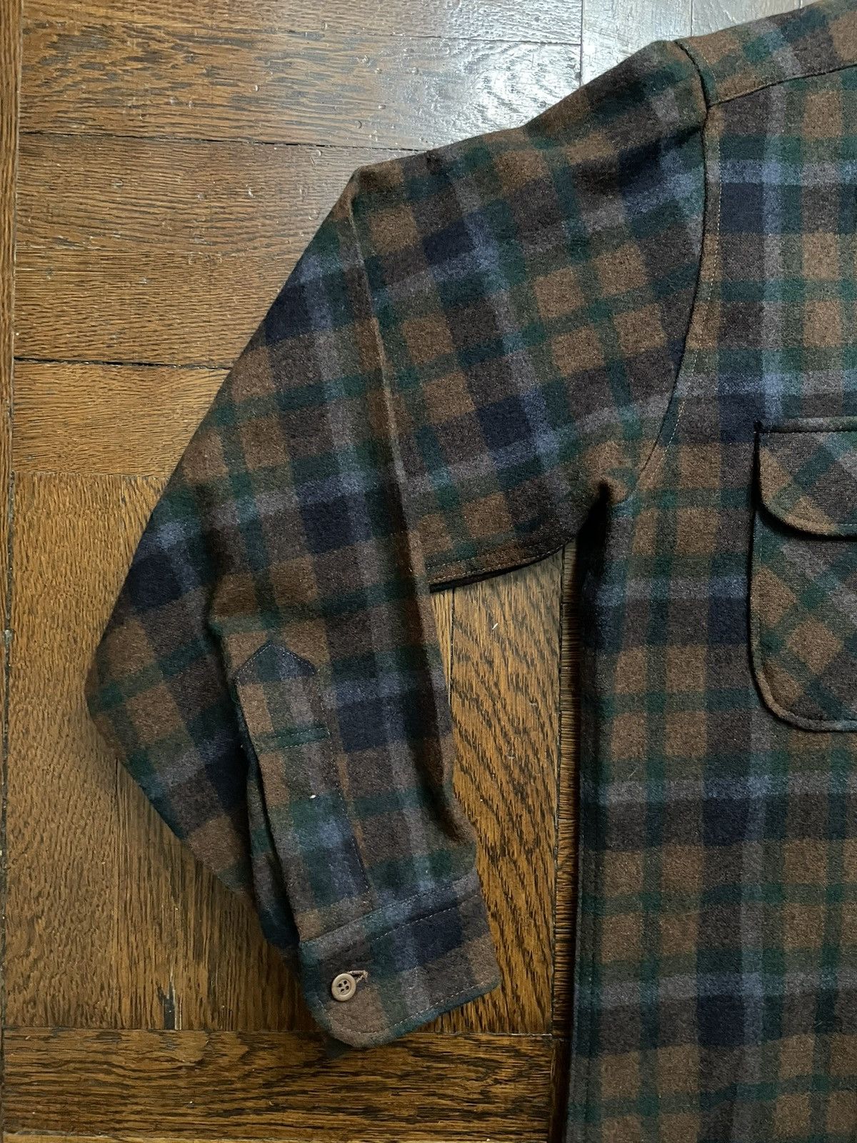Pendleton LAST DROP Vtg Pendleton Wool Overshirt - Flannel Plaid Check Size US L / EU 52-54 / 3 - 8 Thumbnail