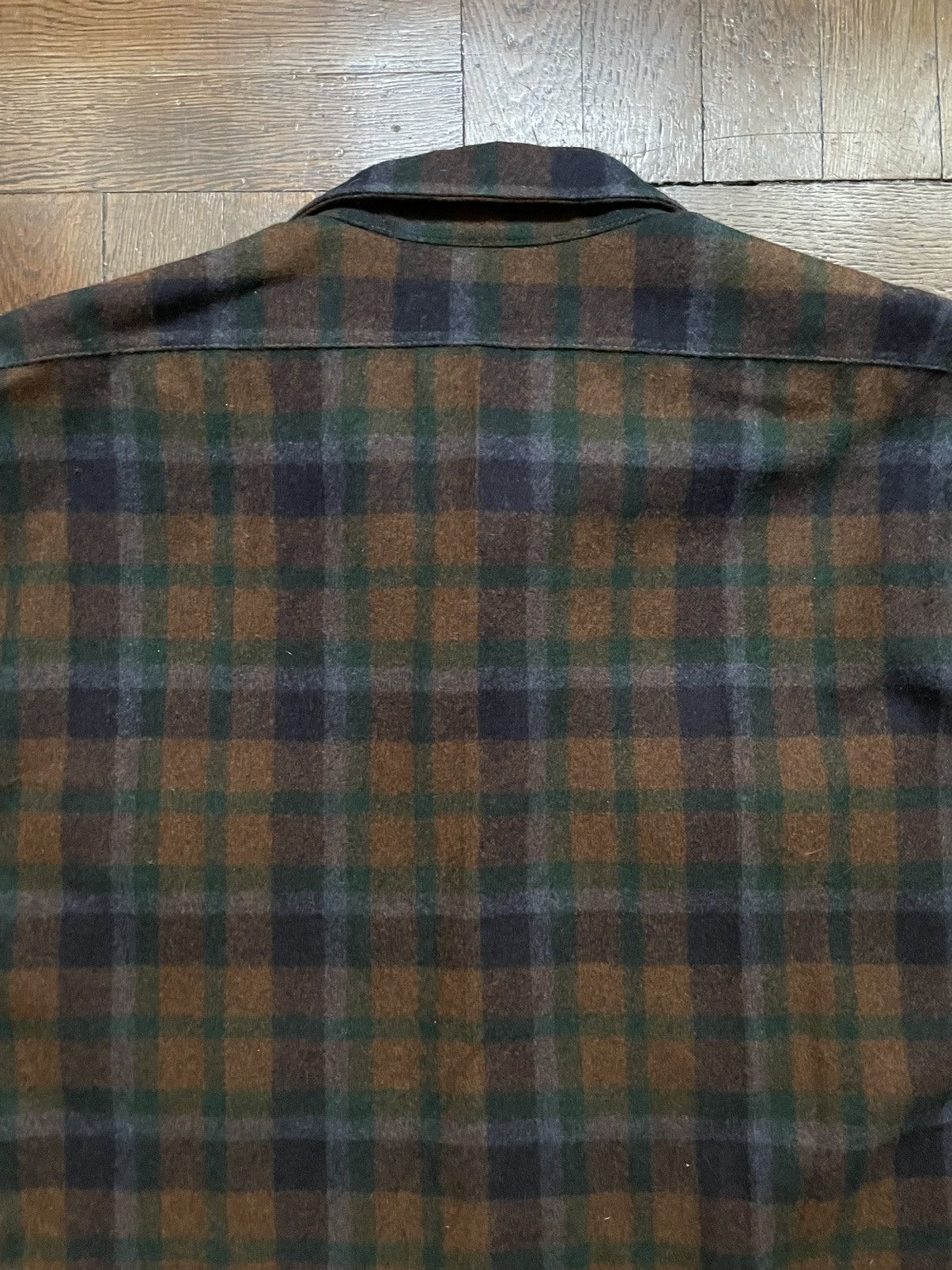 Pendleton LAST DROP Vtg Pendleton Wool Overshirt - Flannel Plaid Check Size US L / EU 52-54 / 3 - 5 Thumbnail