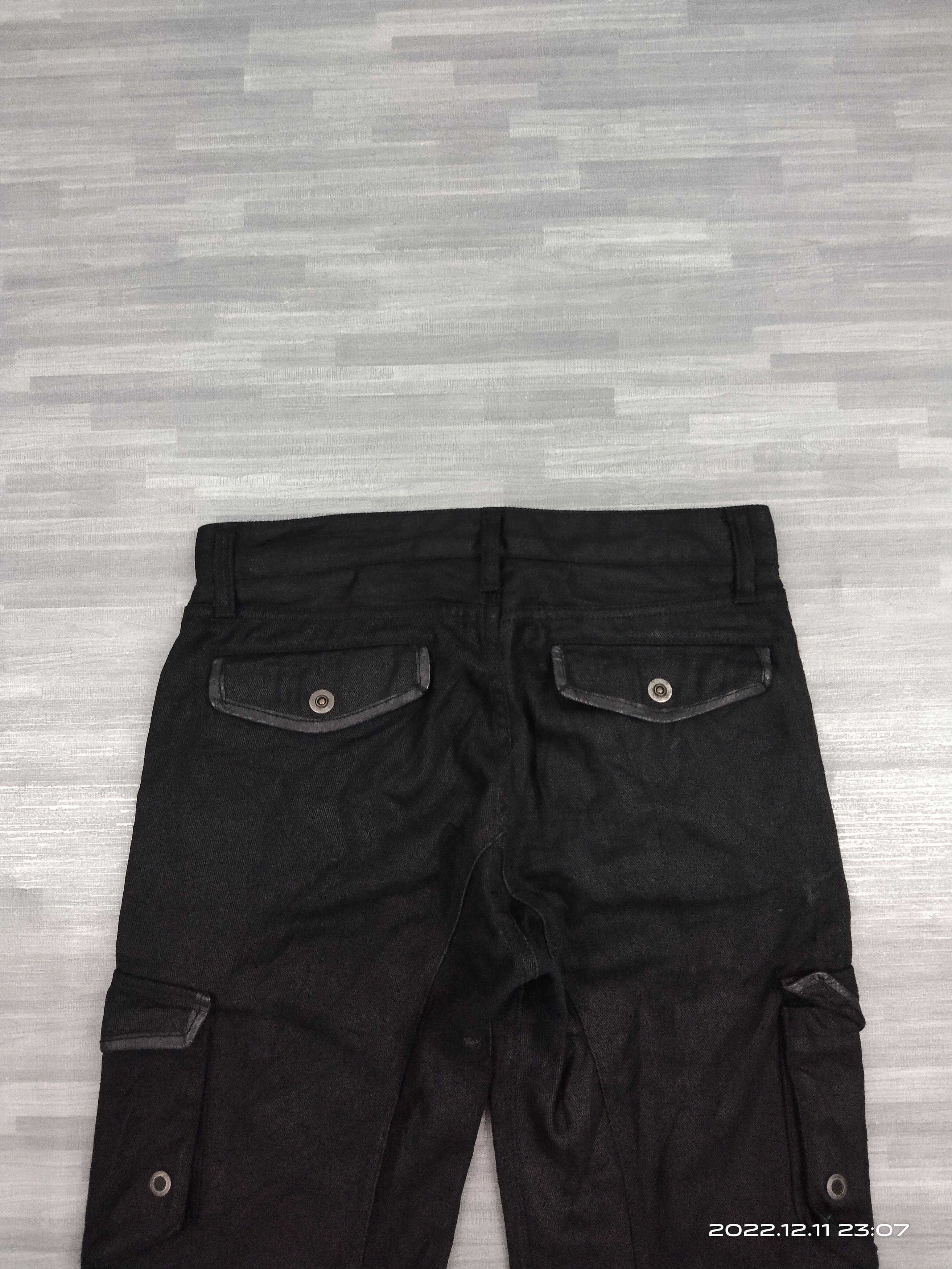 Japanese Brand CAVARIA STUDDED BONDAGE CARGO PANTS Size US 29 - 5 Thumbnail