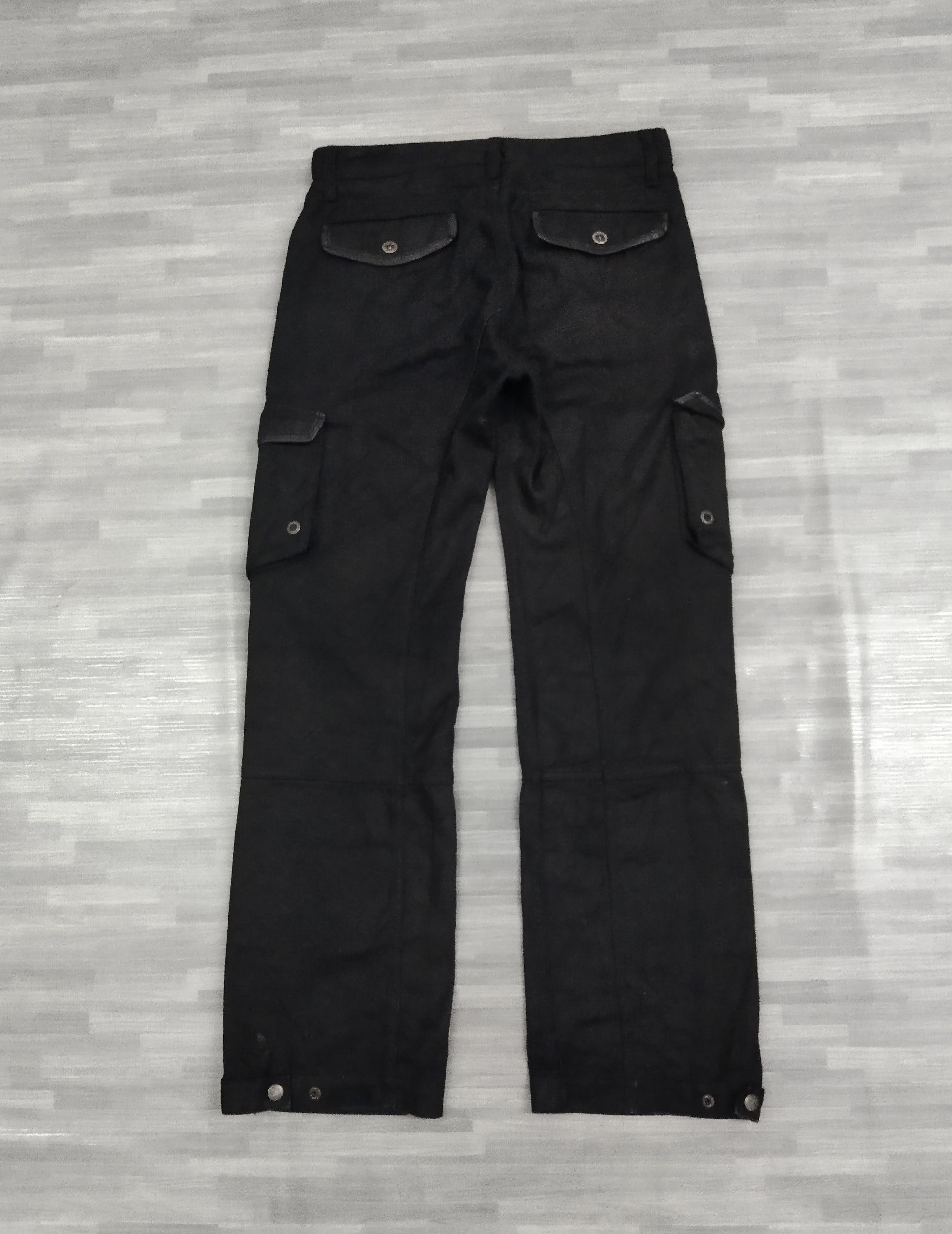 Japanese Brand CAVARIA STUDDED BONDAGE CARGO PANTS Size US 29 - 3 Thumbnail