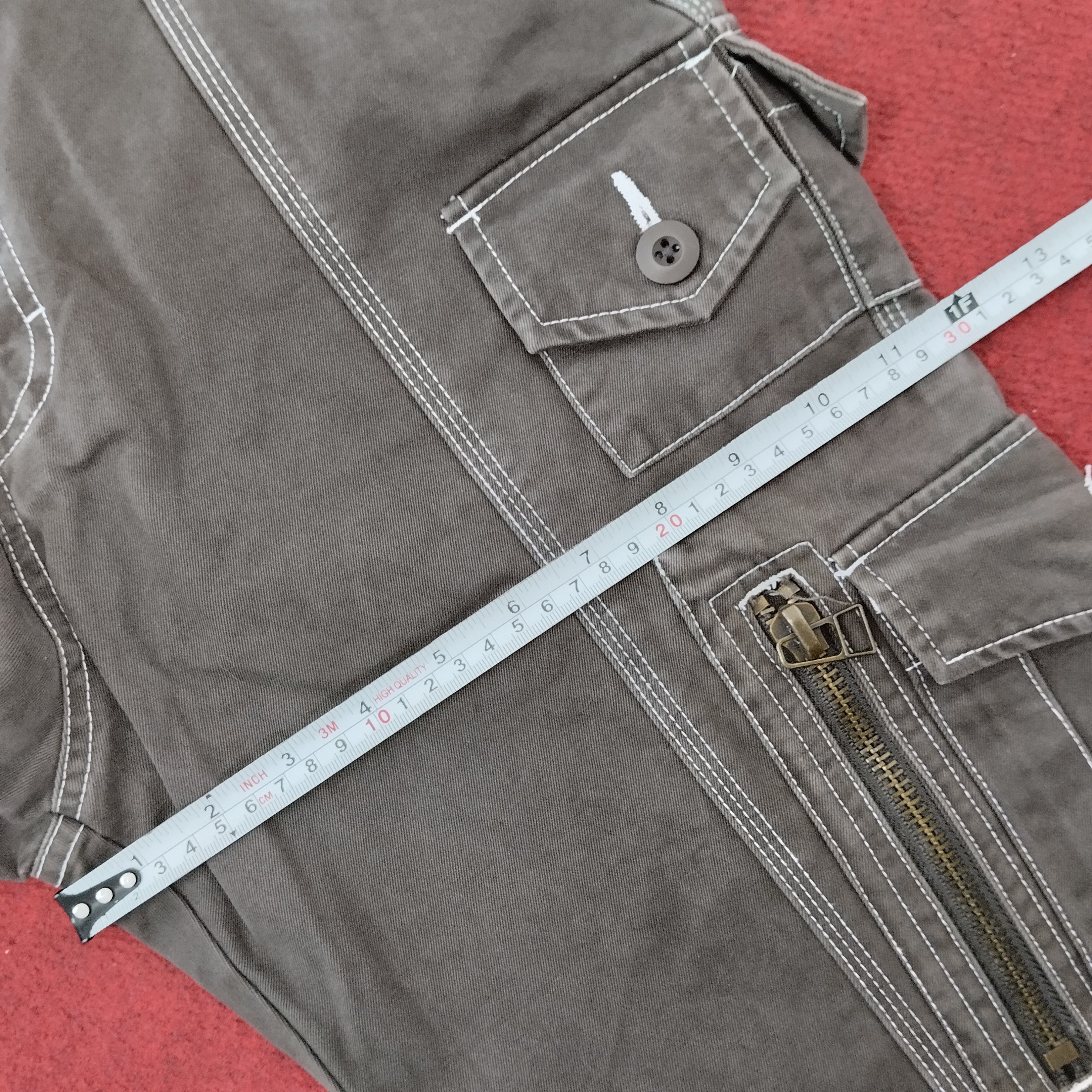 Japanese Brand MEM Japanese Brand Cargo Style Streetwear Trousers Pants Size US 32 / EU 48 - 14 Thumbnail