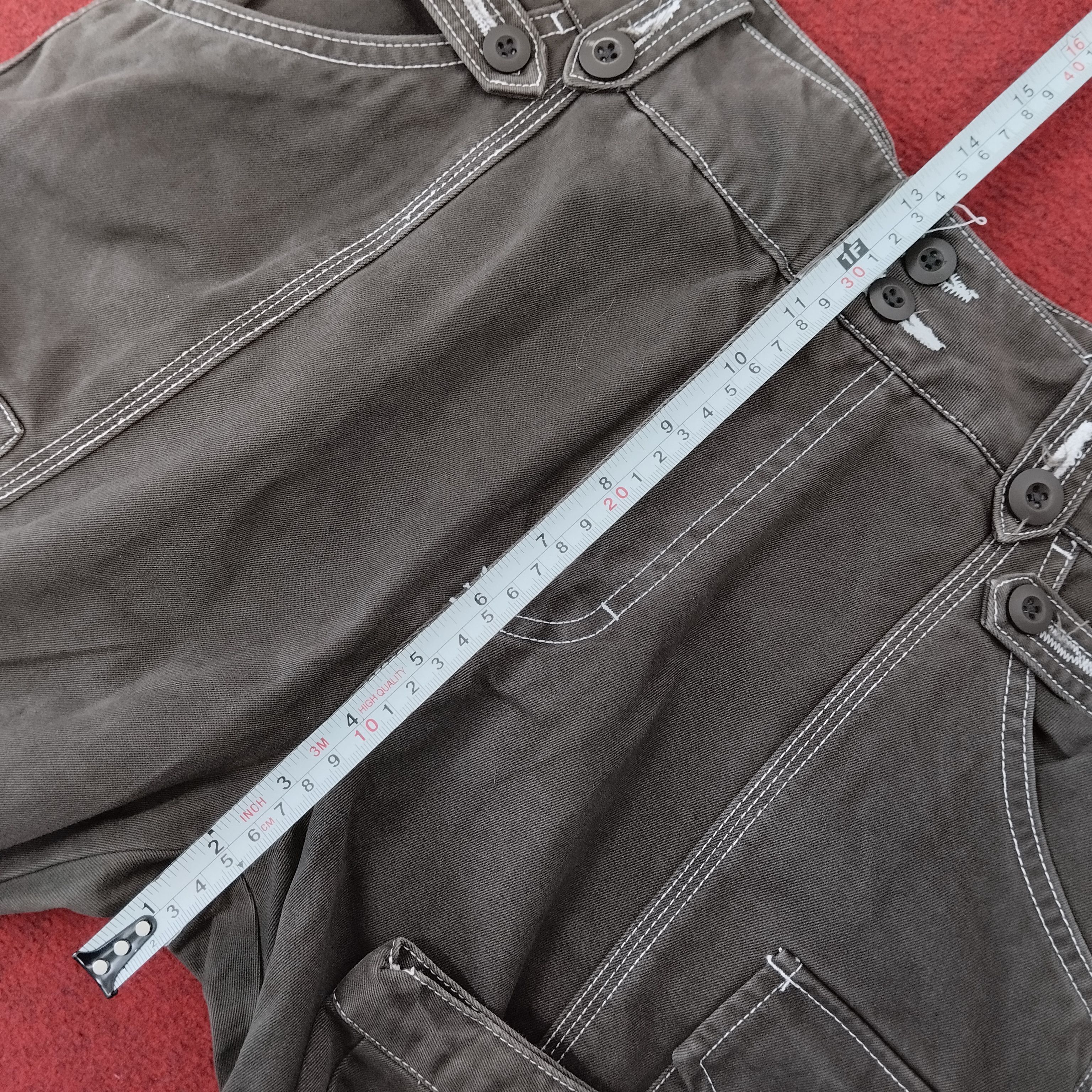Japanese Brand MEM Japanese Brand Cargo Style Streetwear Trousers Pants Size US 32 / EU 48 - 13 Thumbnail