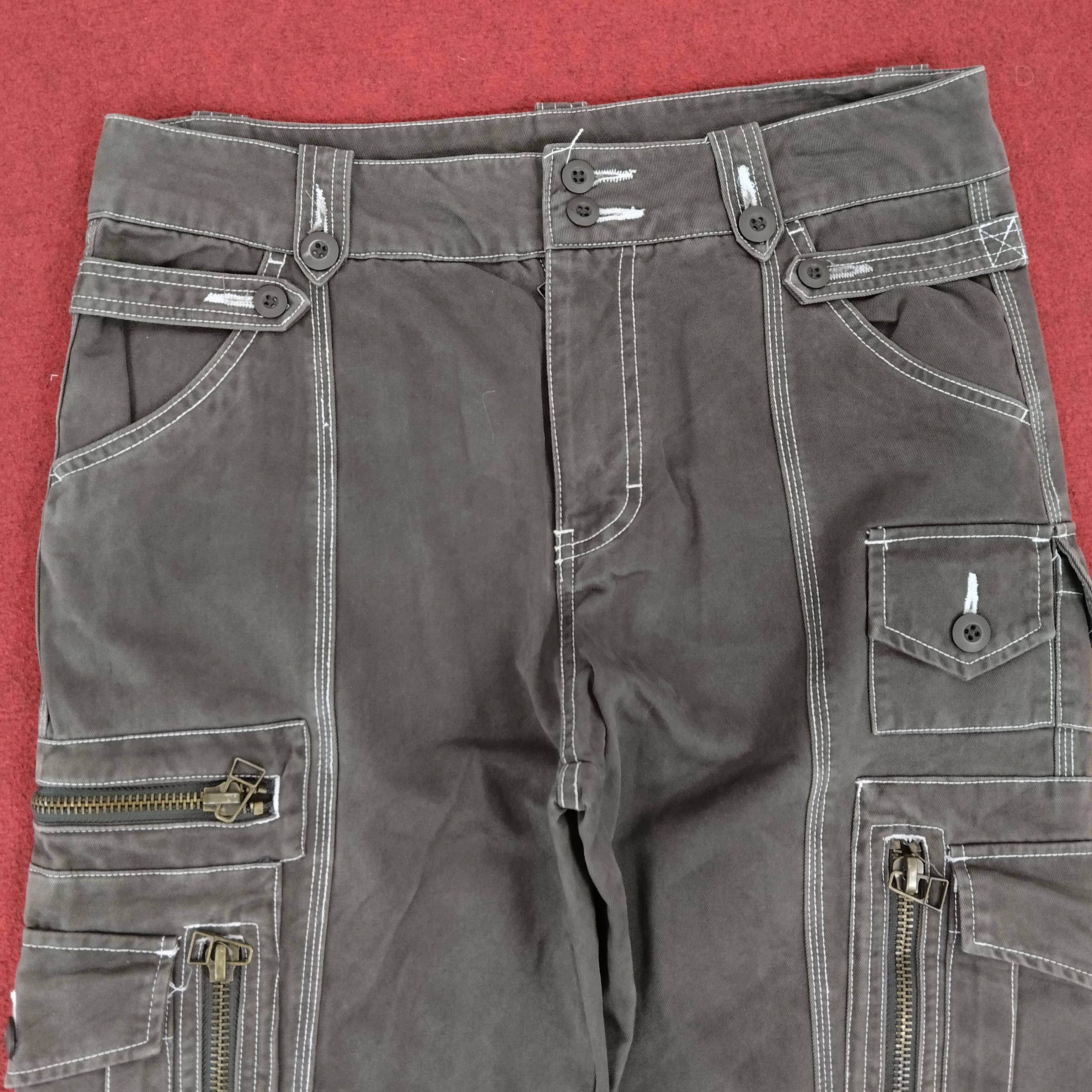 Japanese Brand MEM Japanese Brand Cargo Style Streetwear Trousers Pants Size US 32 / EU 48 - 2 Thumbnail