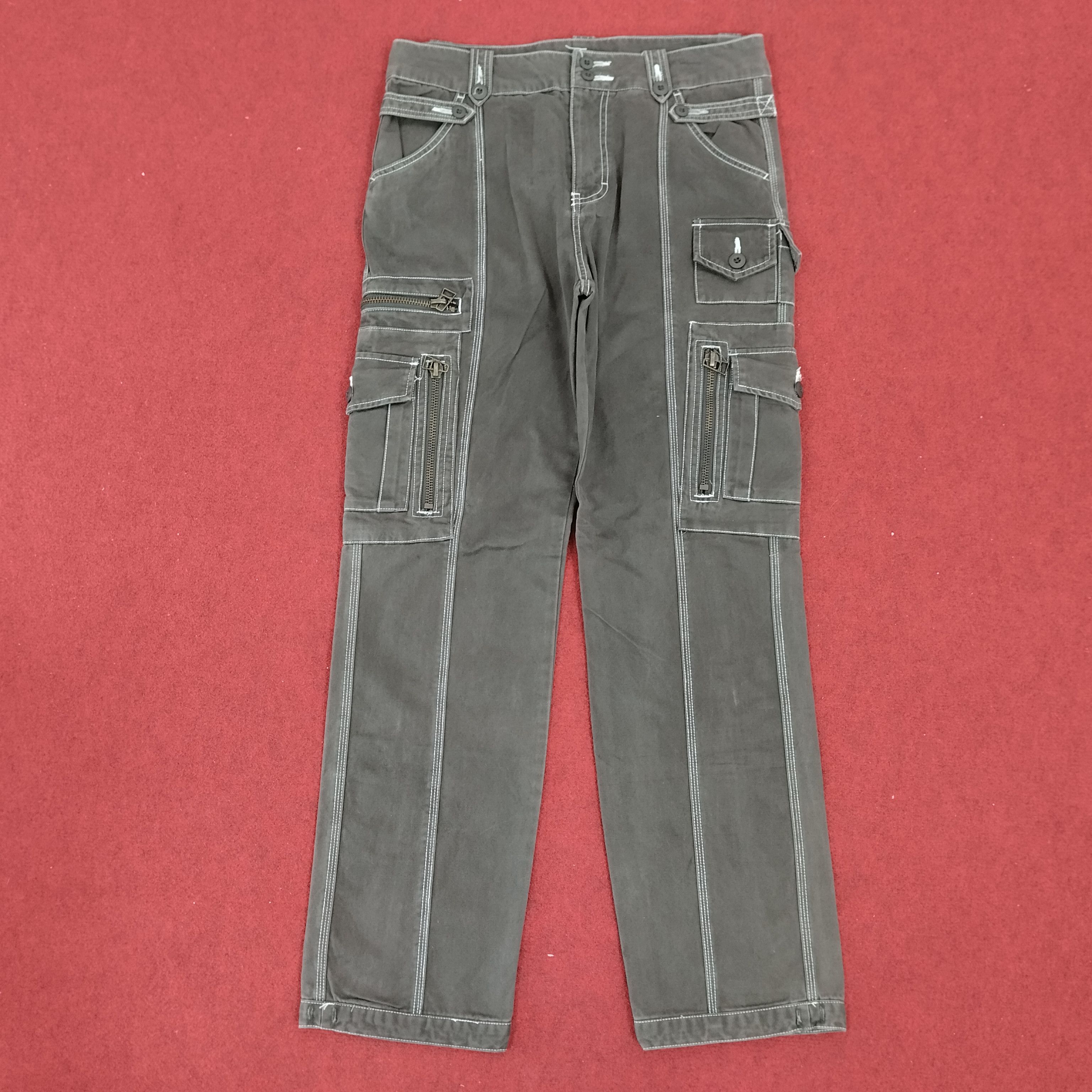 Japanese Brand MEM Japanese Brand Cargo Style Streetwear Trousers Pants Size US 32 / EU 48 - 1 Thumbnail
