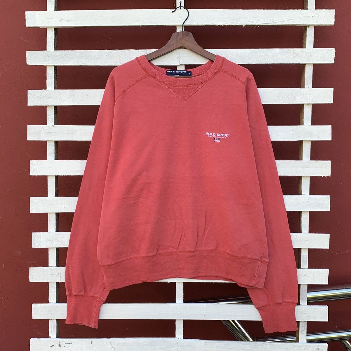 Polo Ralph Lauren Vintage Polo Sport Ralph Lauren Sweatshirt Size US L / EU 52-54 / 3 - 1 Thumbnail