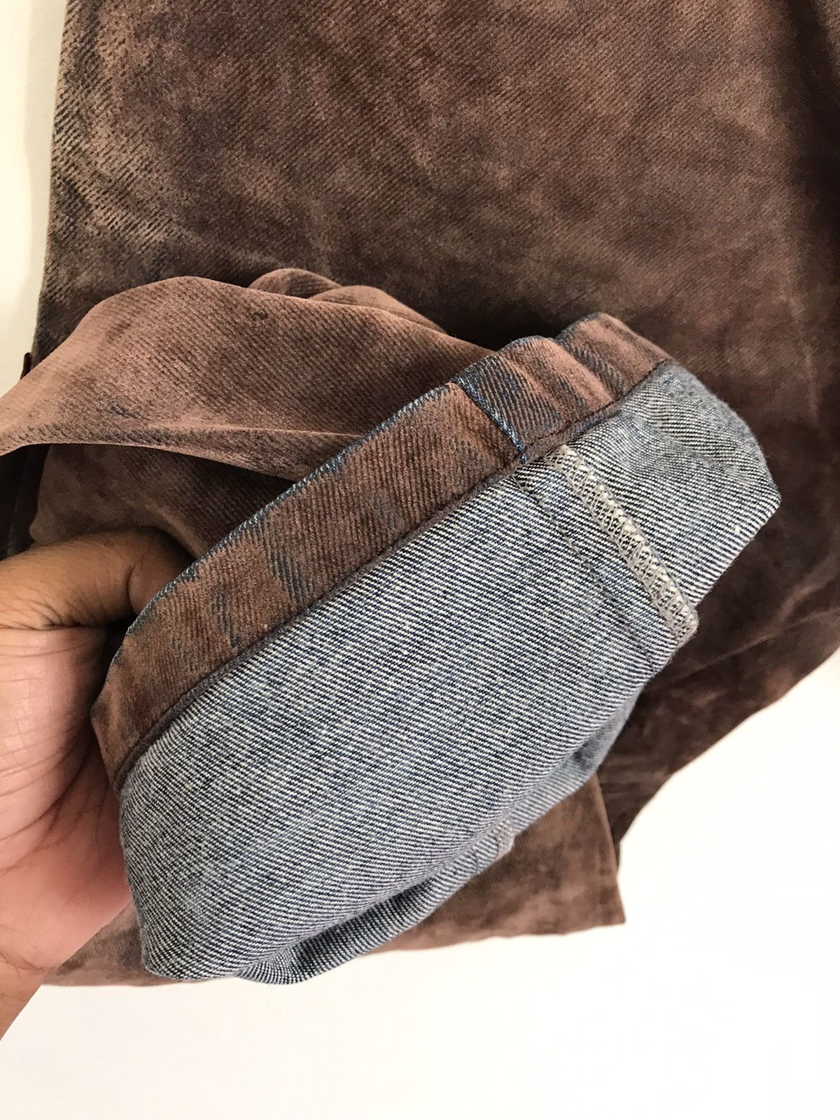 Japanese Brand 🇯🇵Vintage 291295 Homme Suede Bush Pant Size US 30 / EU 46 - 7 Thumbnail
