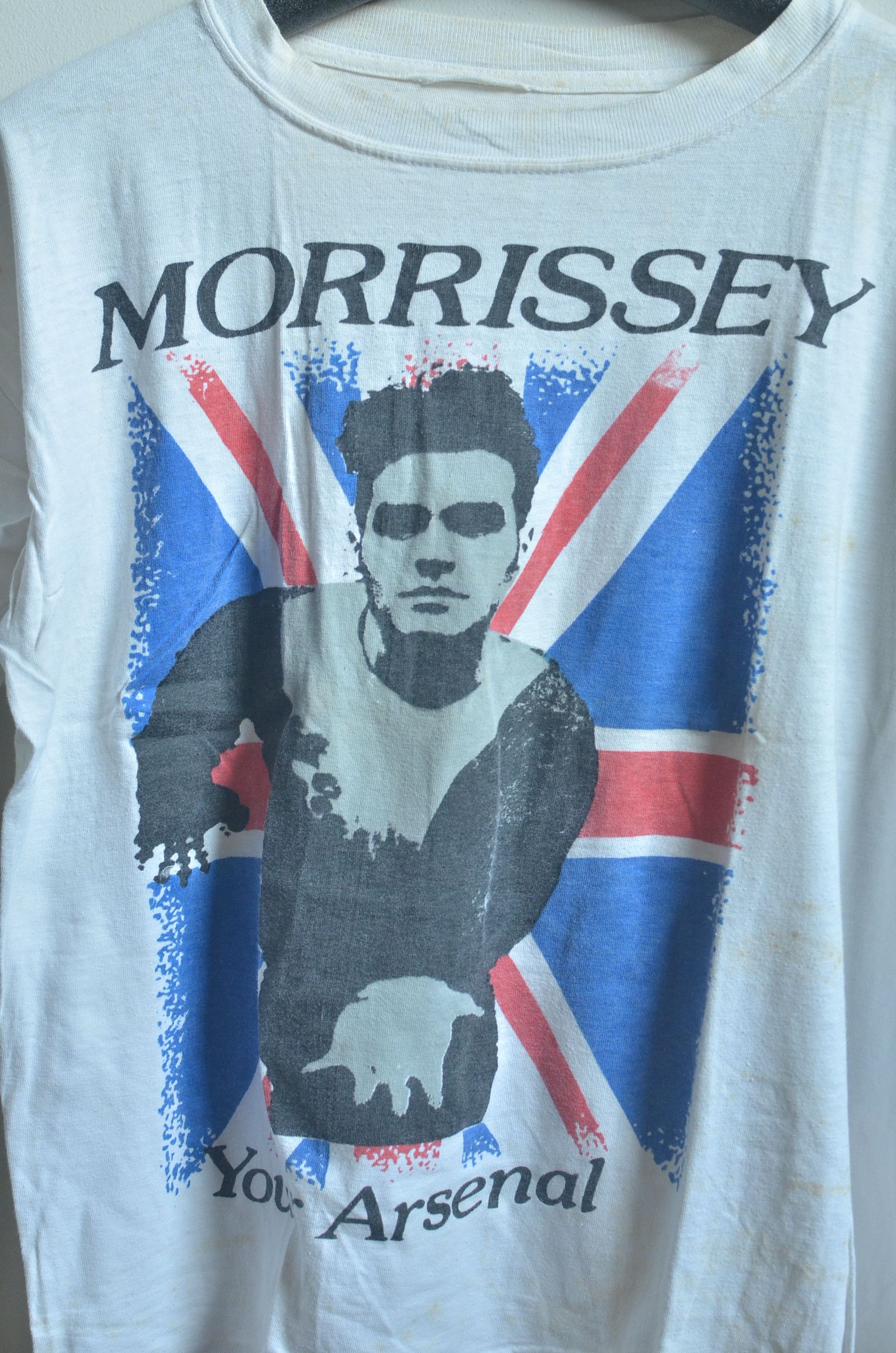 Band Tees TRUE VINTAGE MORRISSEY YOUR ARESENAL 1992 TOUR SHIRT Size US M / EU 48-50 / 2 - 2 Thumbnail