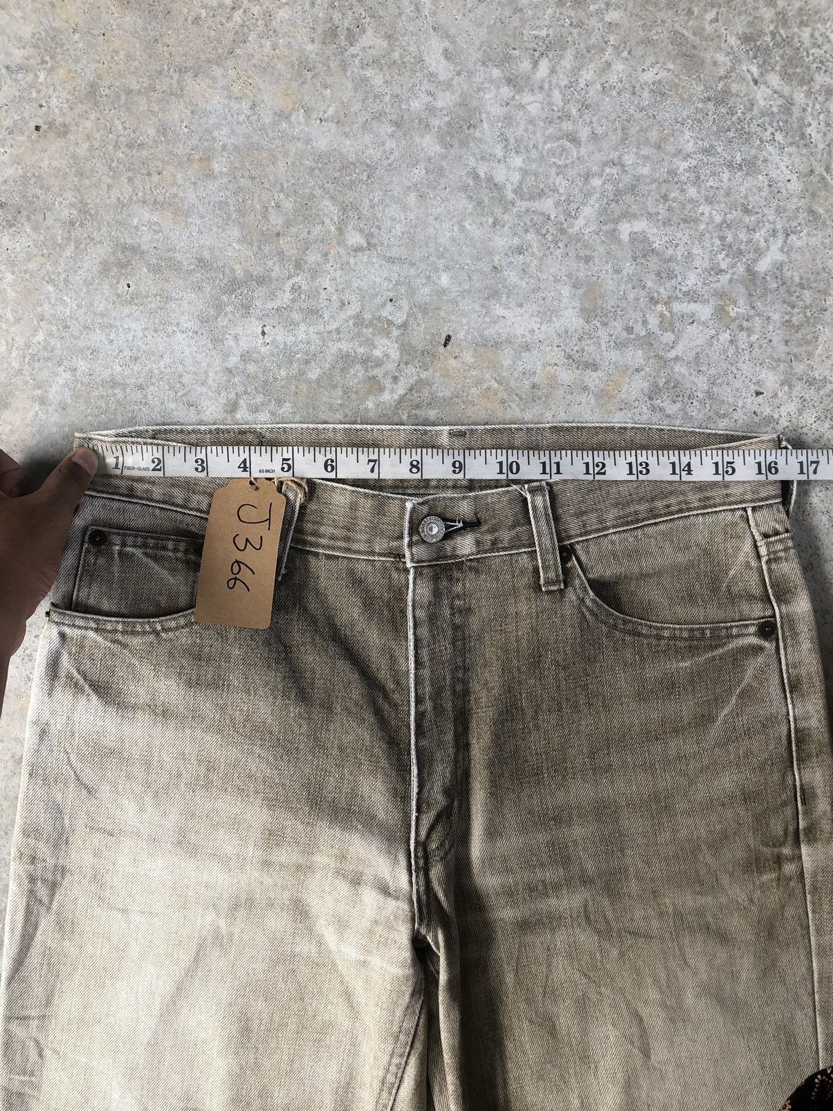 Japanese Brand Bobson Flared Jeans Distressed Jeans Size US 32 / EU 48 - 15 Thumbnail