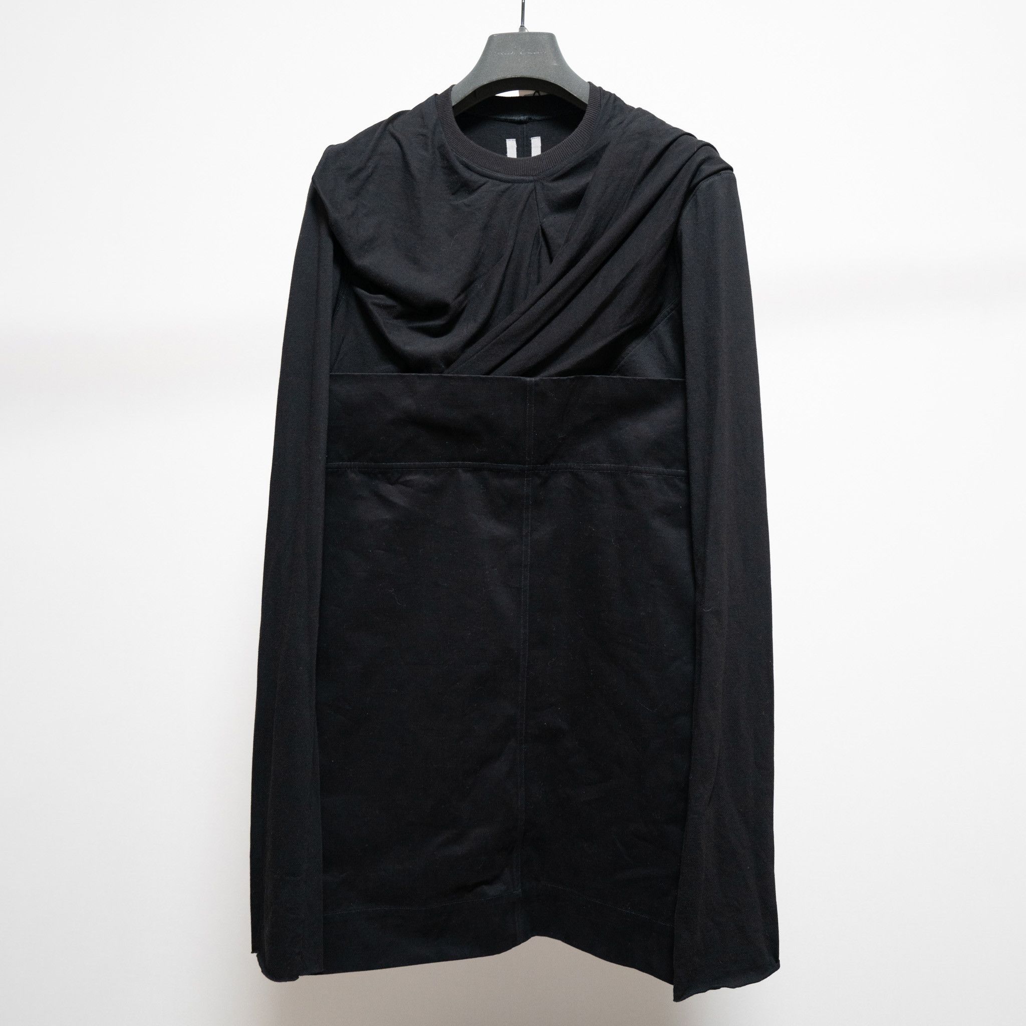 image of Rick Owens 2016Fw Mastodon Belted T Runway Collection in Black, Men's (Size Small)