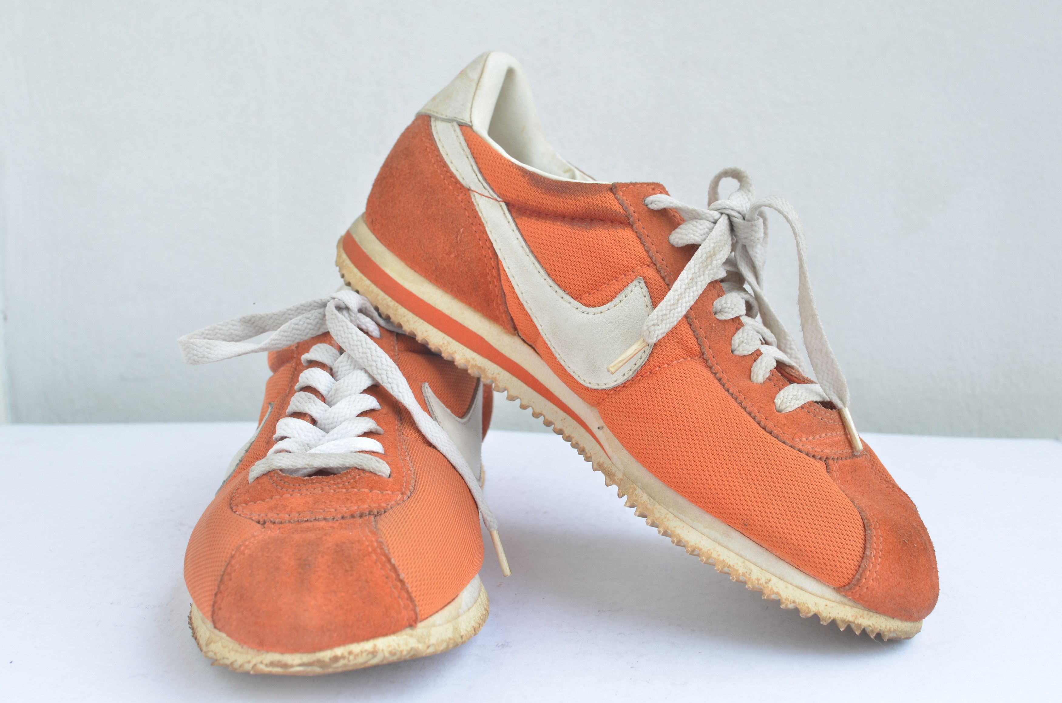 Nike 1999 Vintage NIKE Cortez Sneakers Prison Orange Size US 7.5 / IT 37.5 - 1 Thumbnail