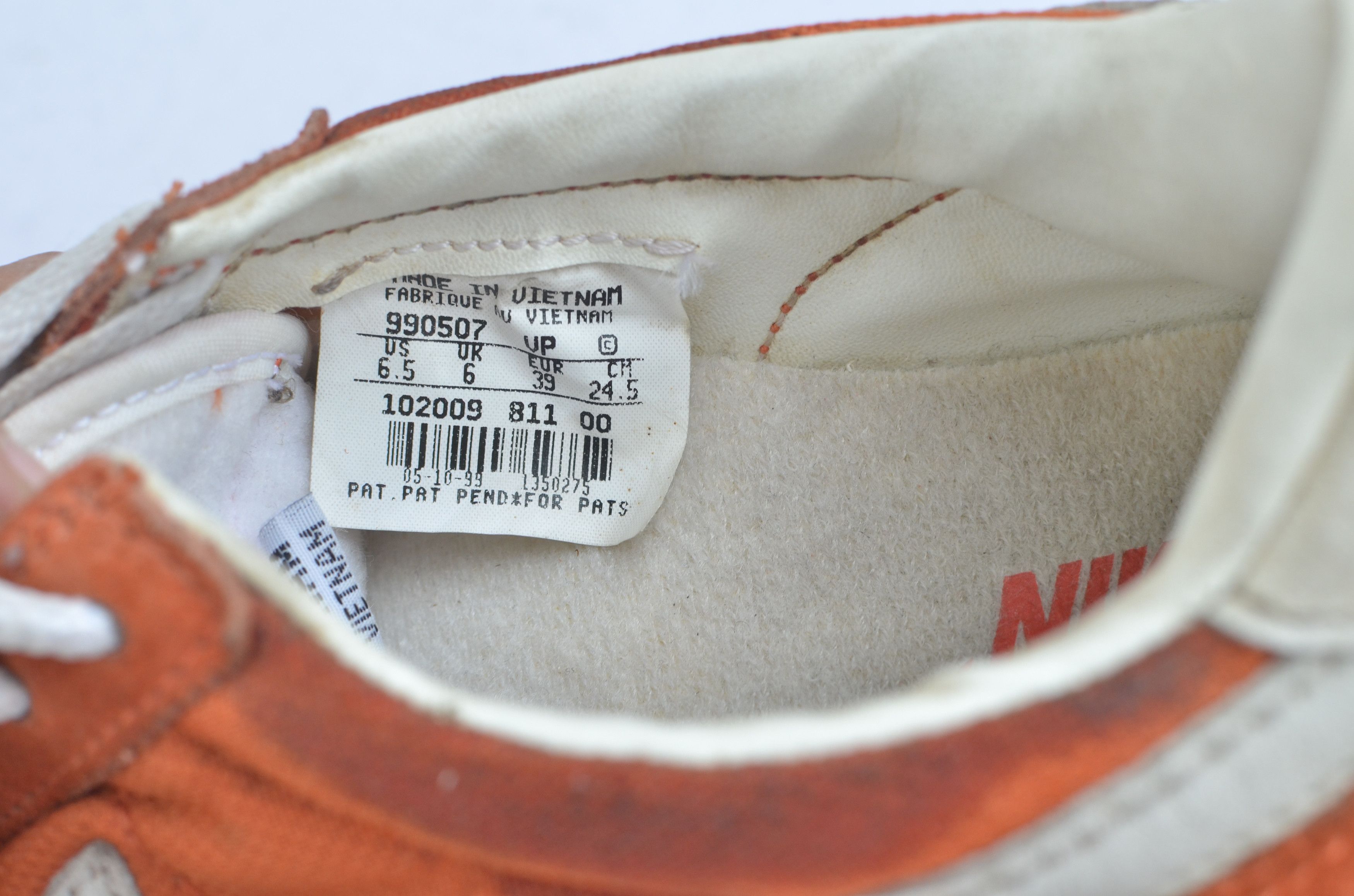 Nike 1999 Vintage NIKE Cortez Sneakers Prison Orange Size US 7.5 / IT 37.5 - 5 Thumbnail
