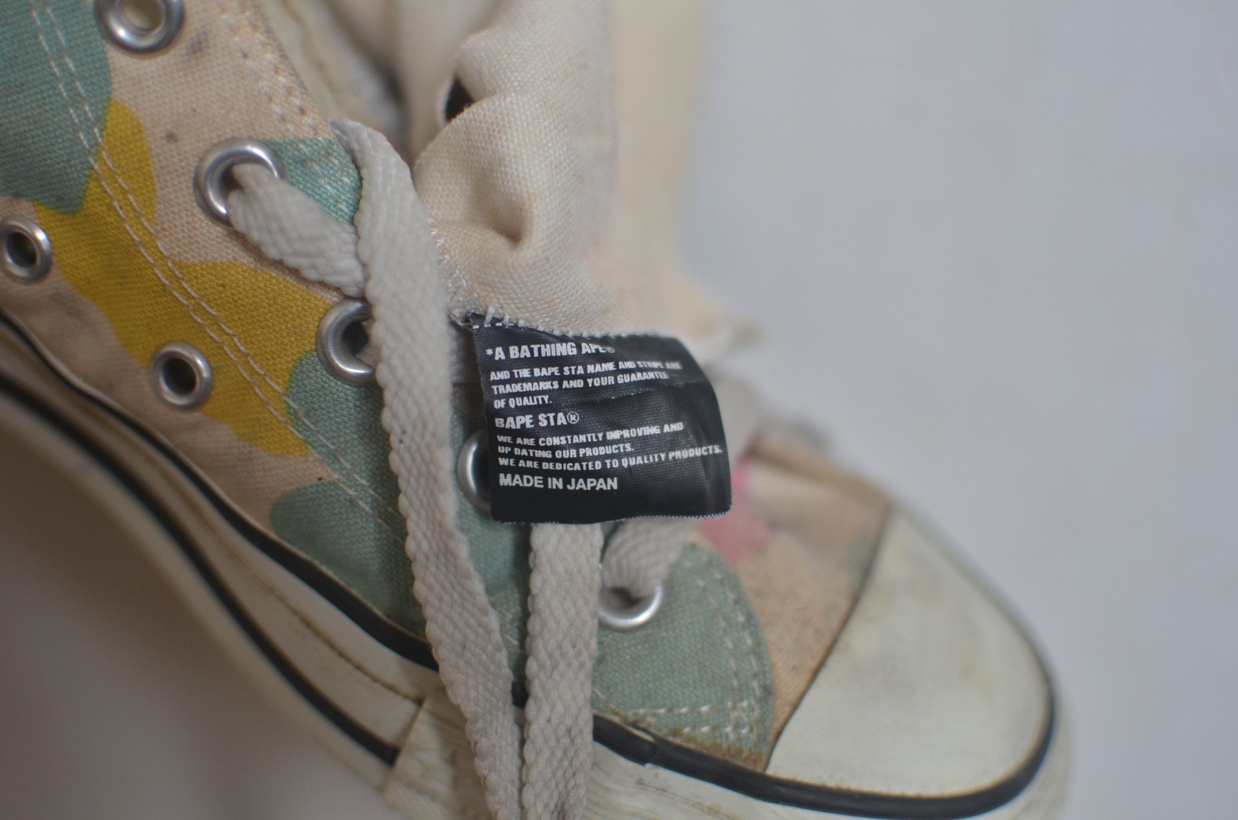 Bape BAPE APESTA COTTON CANDY CAMO SNEAKERS MADE IN JAPAN Size US 7.5 / IT 37.5 - 10 Thumbnail