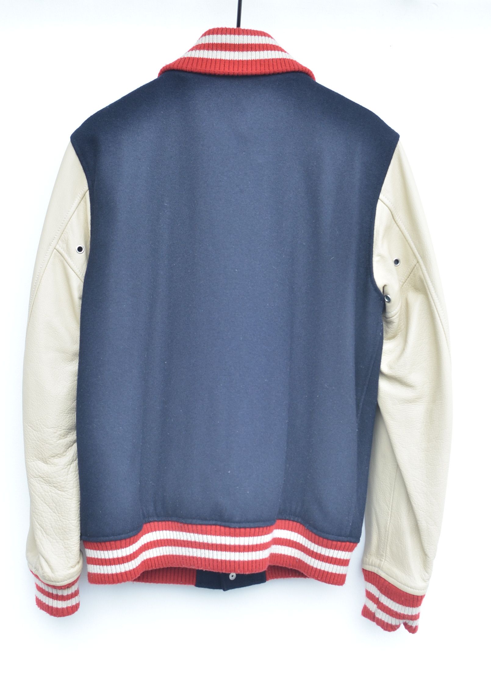 Beams Plus BEAMS VARSITY STADIUM JACKET LEATHER & WOOL Size US L / EU 52-54 / 3 - 2 Thumbnail