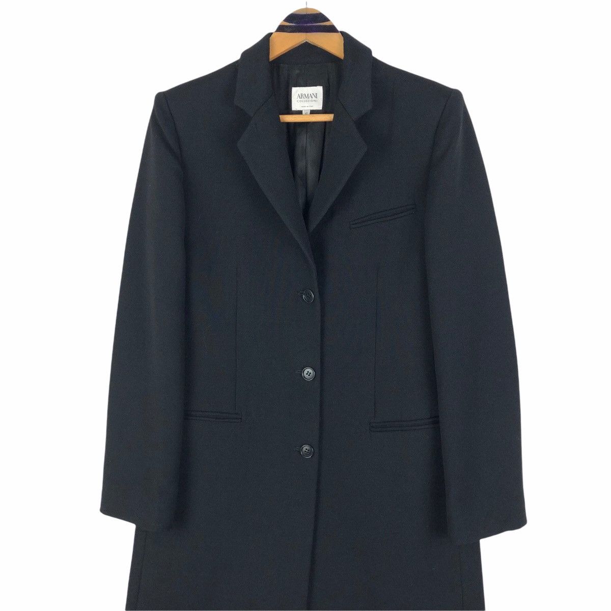 Armani Vintage 90s Armani Collezioni Antinea Overcoat Size US XS / EU 42 / 0 - 3 Thumbnail