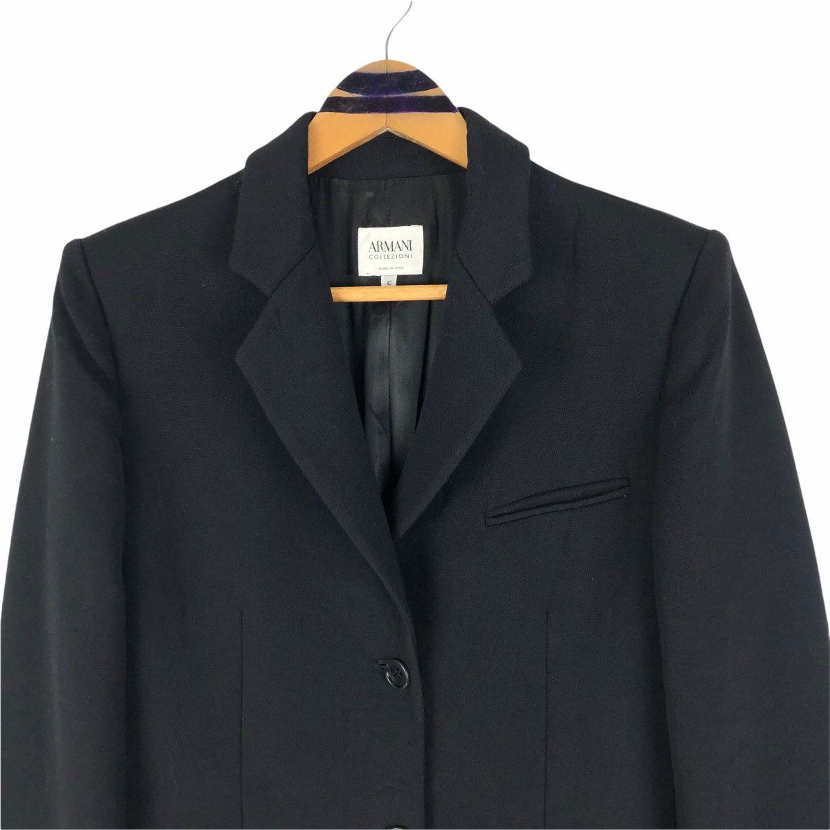 Armani Vintage 90s Armani Collezioni Antinea Overcoat Size US XS / EU 42 / 0 - 4 Thumbnail
