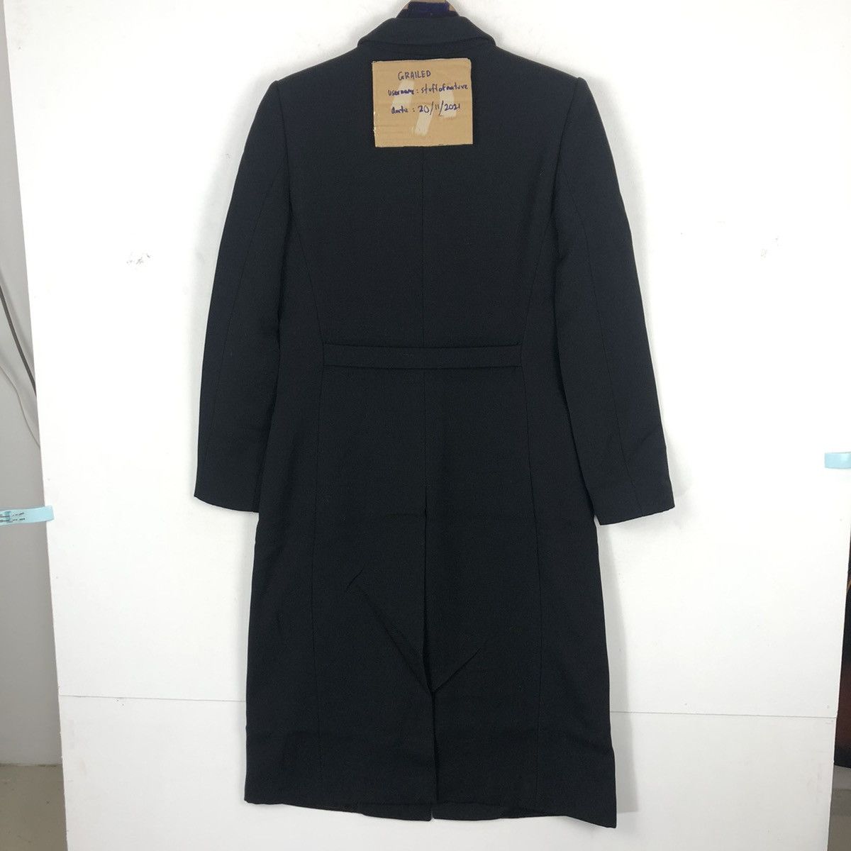 Armani Vintage 90s Armani Collezioni Antinea Overcoat Size US XS / EU 42 / 0 - 17 Thumbnail