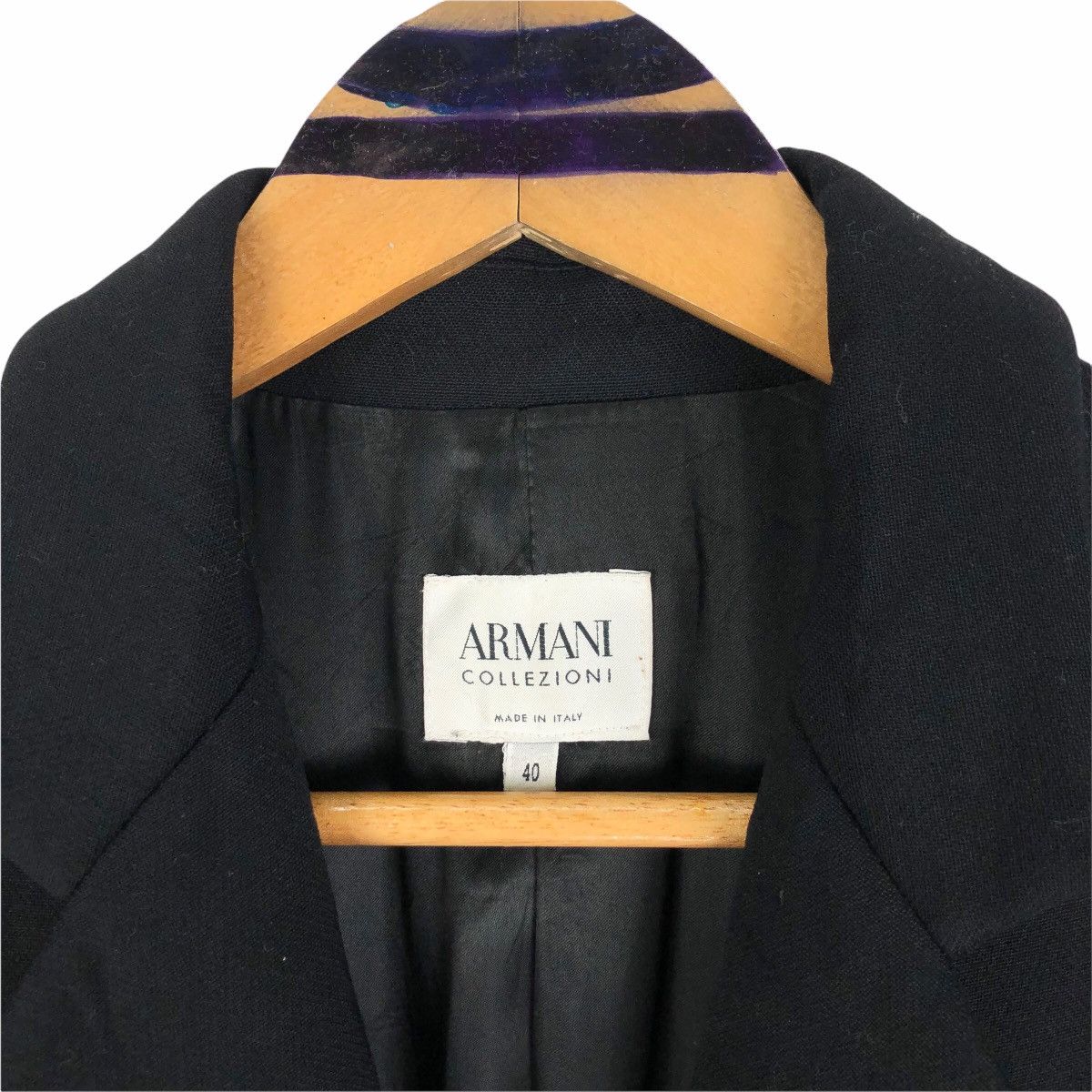 Armani Vintage 90s Armani Collezioni Antinea Overcoat Size US XS / EU 42 / 0 - 5 Thumbnail