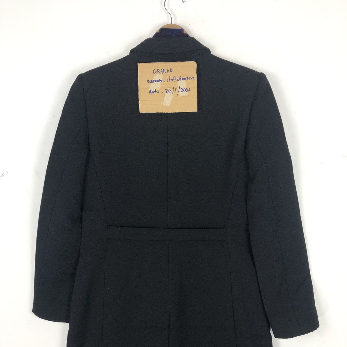 Armani Vintage 90s Armani Collezioni Antinea Overcoat Size US XS / EU 42 / 0 - 18 Thumbnail
