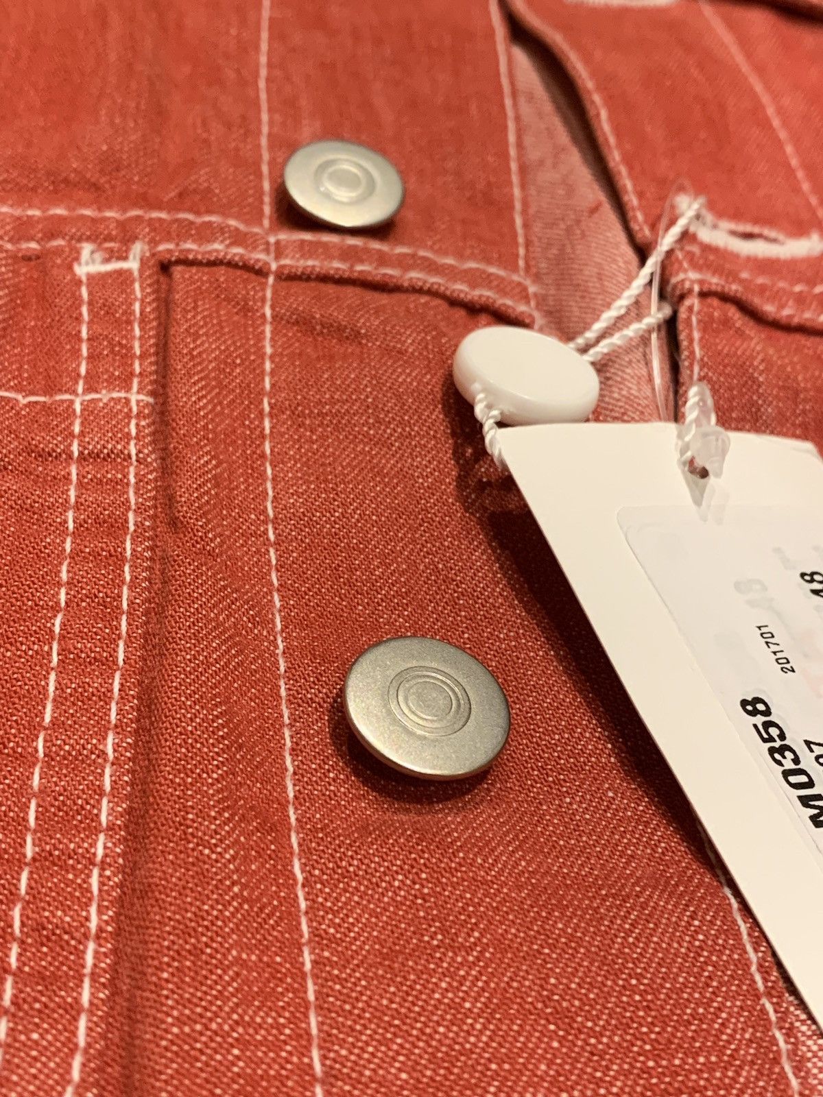 Maison Margiela Margiela Deconstructed Dusty Pink Denim Jacket Size US M / EU 48-50 / 2 - 6 Thumbnail