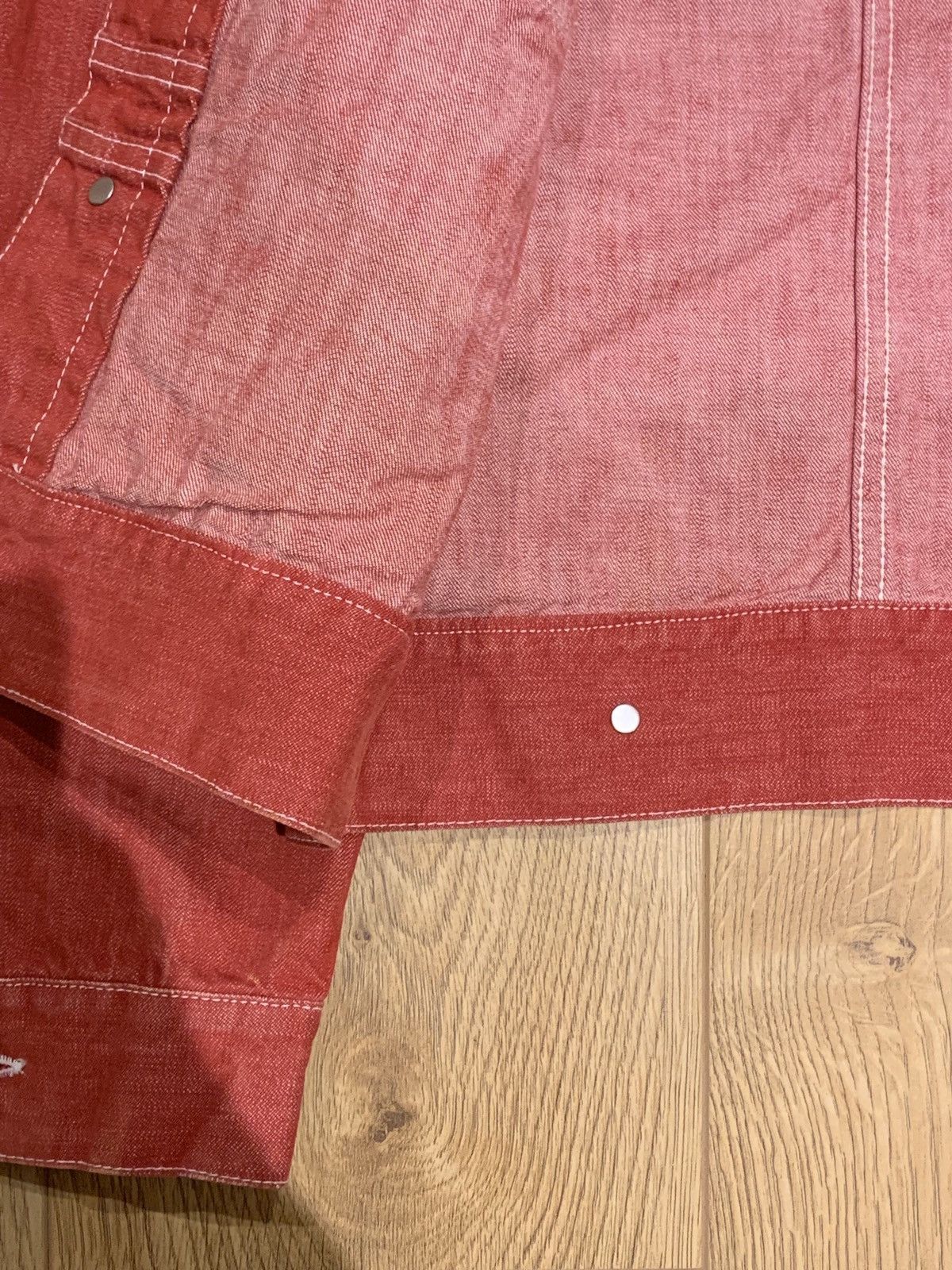 Maison Margiela Margiela Deconstructed Dusty Pink Denim Jacket Size US M / EU 48-50 / 2 - 7 Thumbnail