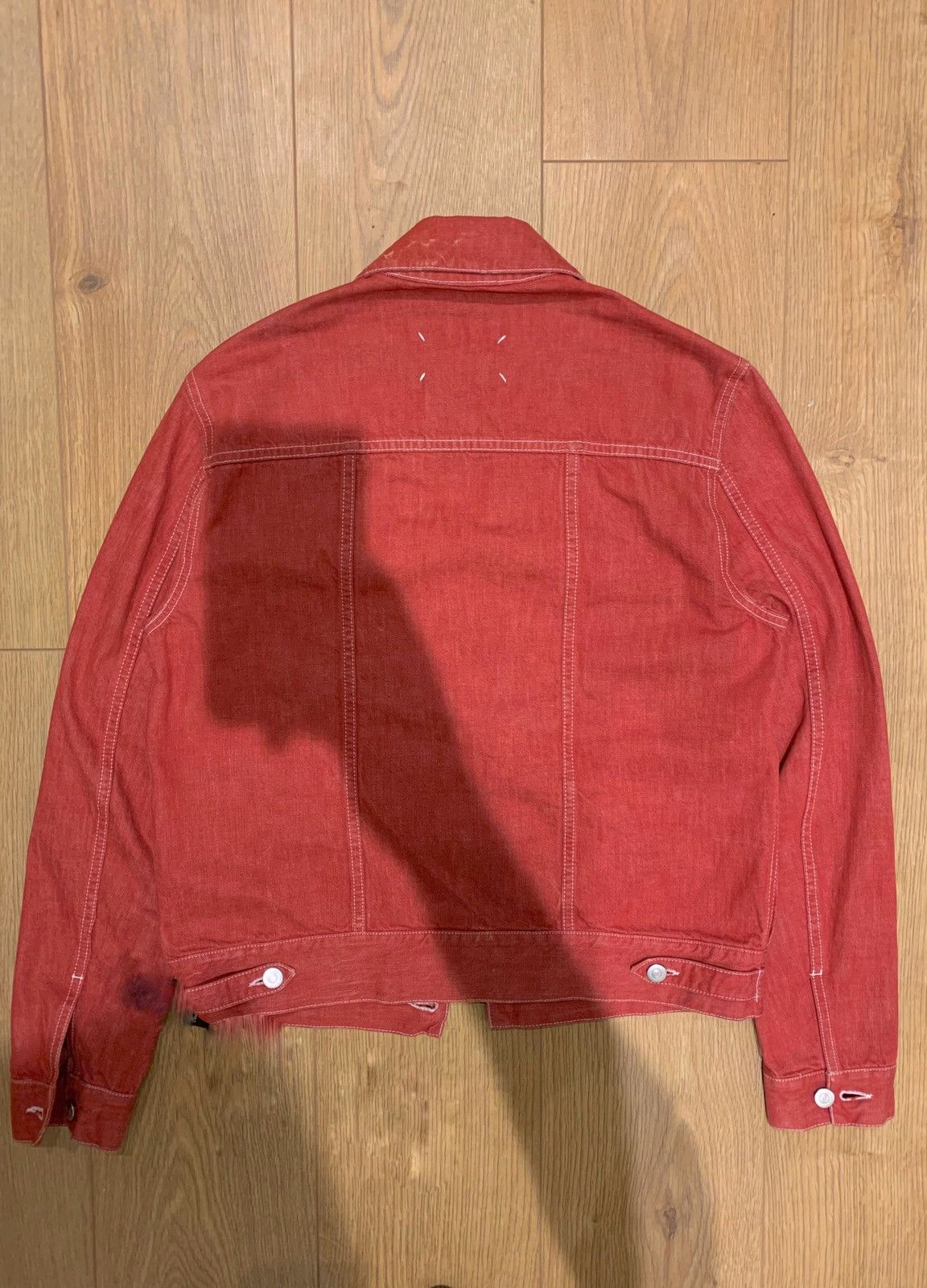 Maison Margiela Margiela Deconstructed Dusty Pink Denim Jacket Size US M / EU 48-50 / 2 - 8 Thumbnail