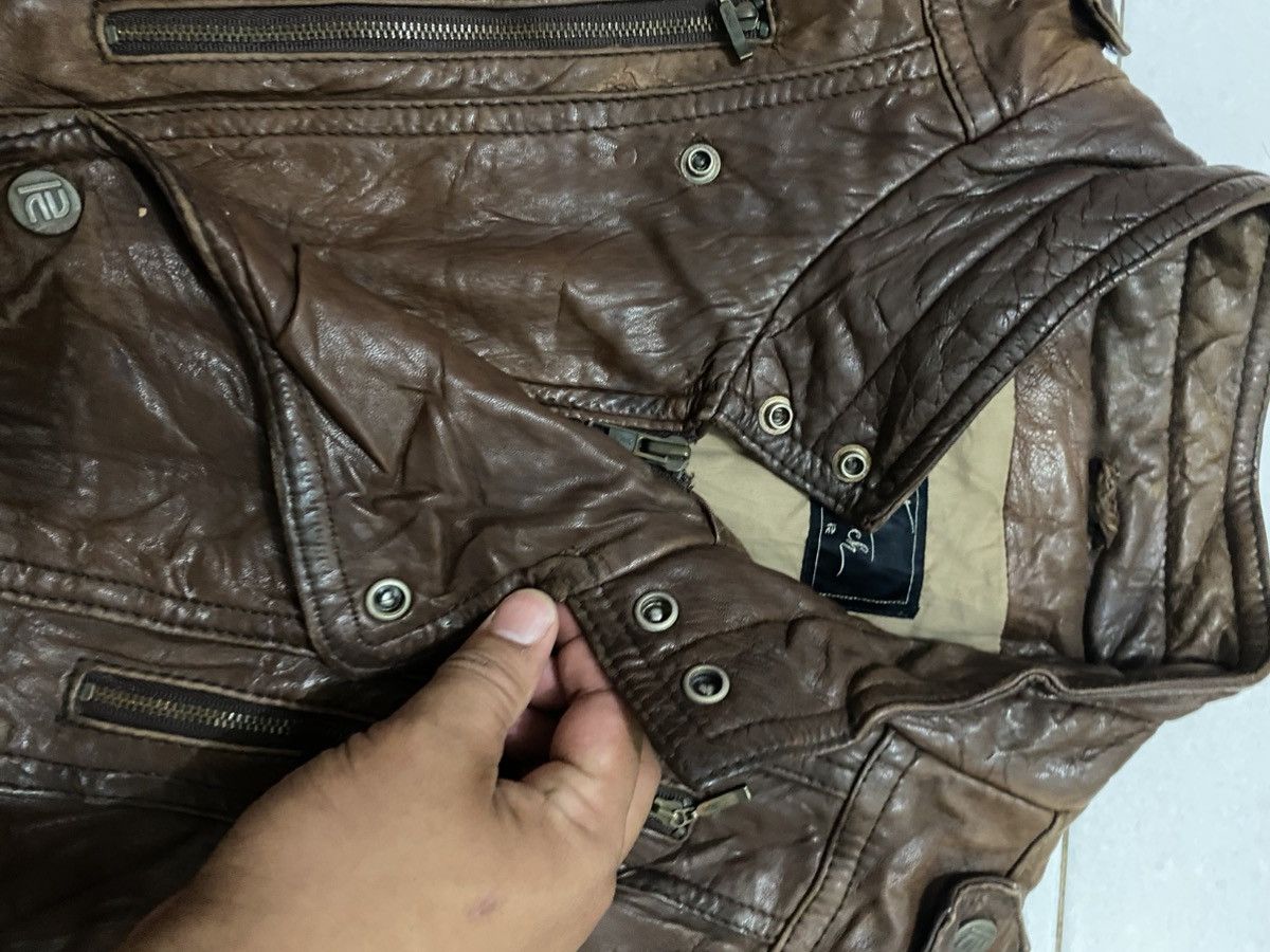 Vintage 90's Robert Comstock Genuine Leather Jacket Size US M / EU 48-50 / 2 - 8 Thumbnail