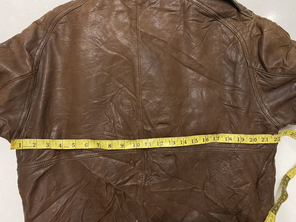 Vintage 90's Robert Comstock Genuine Leather Jacket Size US M / EU 48-50 / 2 - 12 Thumbnail