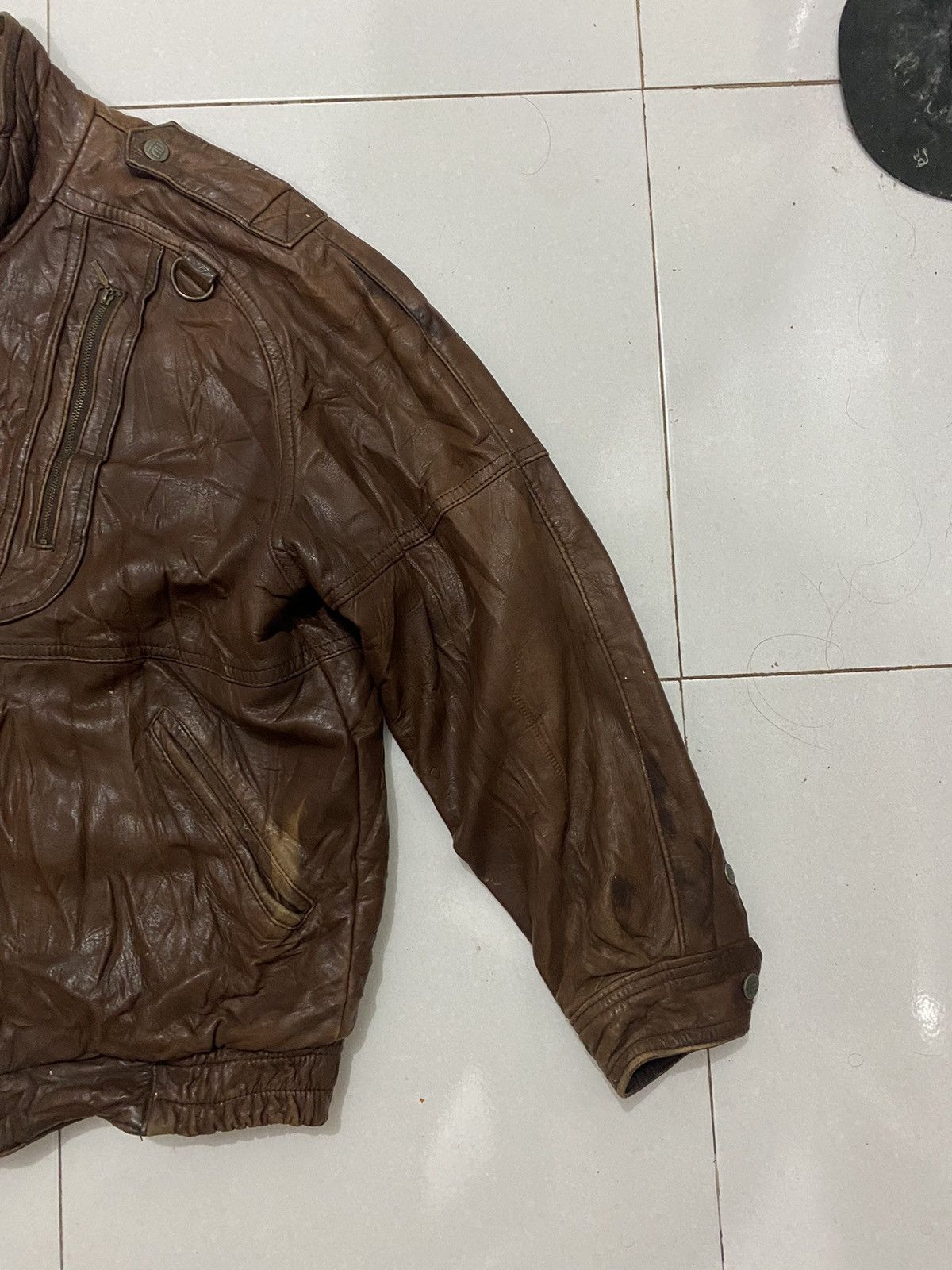 Vintage 90's Robert Comstock Genuine Leather Jacket Size US M / EU 48-50 / 2 - 4 Thumbnail