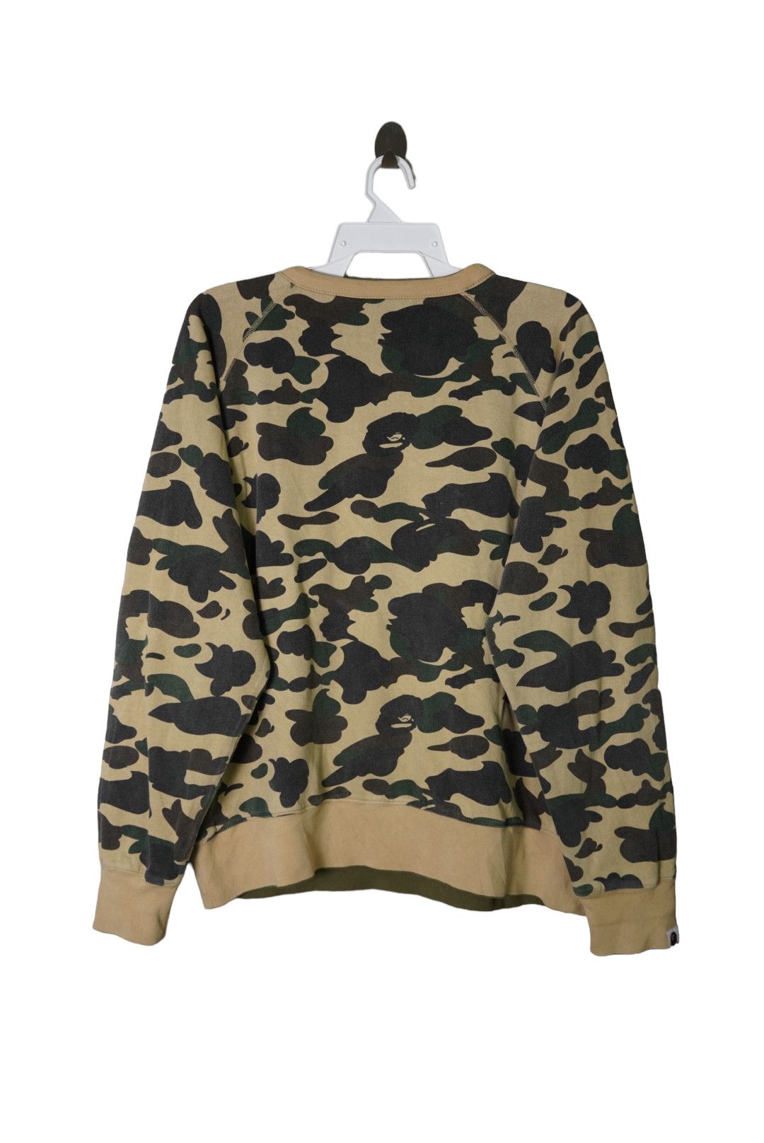 Bape × Nigo BAPE Reversible Spell Out Camouflage Sweatshirt Size US M / EU 48-50 / 2 - 3 Thumbnail