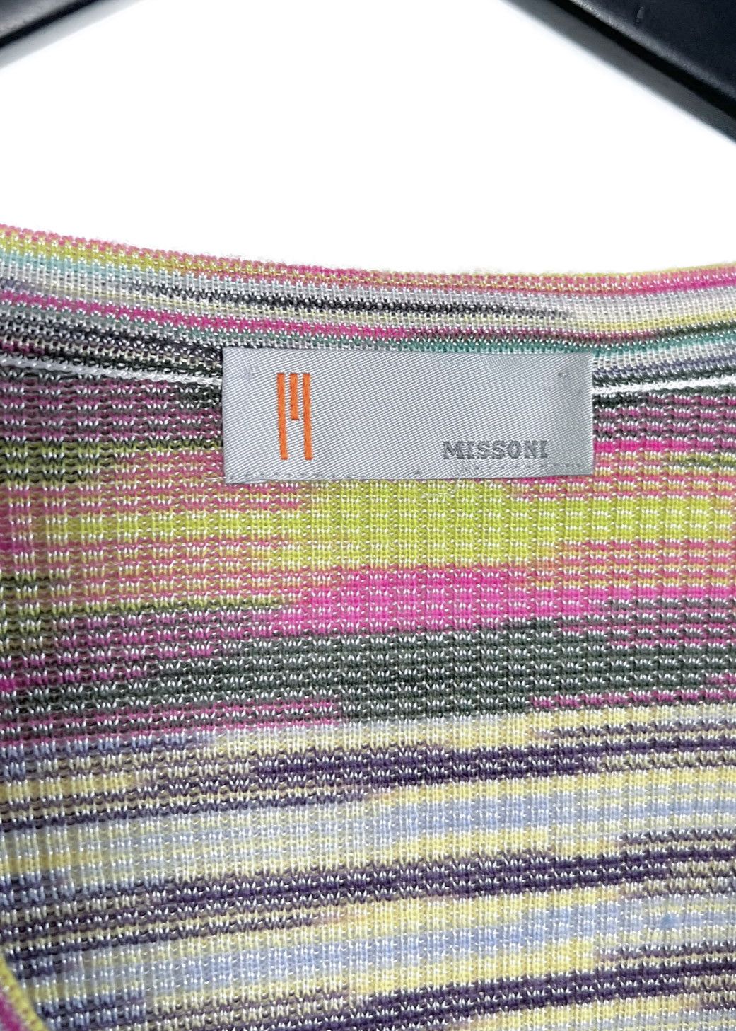 Missoni M Missoni Pink Multi Stripes Cardigan Size M / US 6-8 / IT 42-44 - 3 Thumbnail