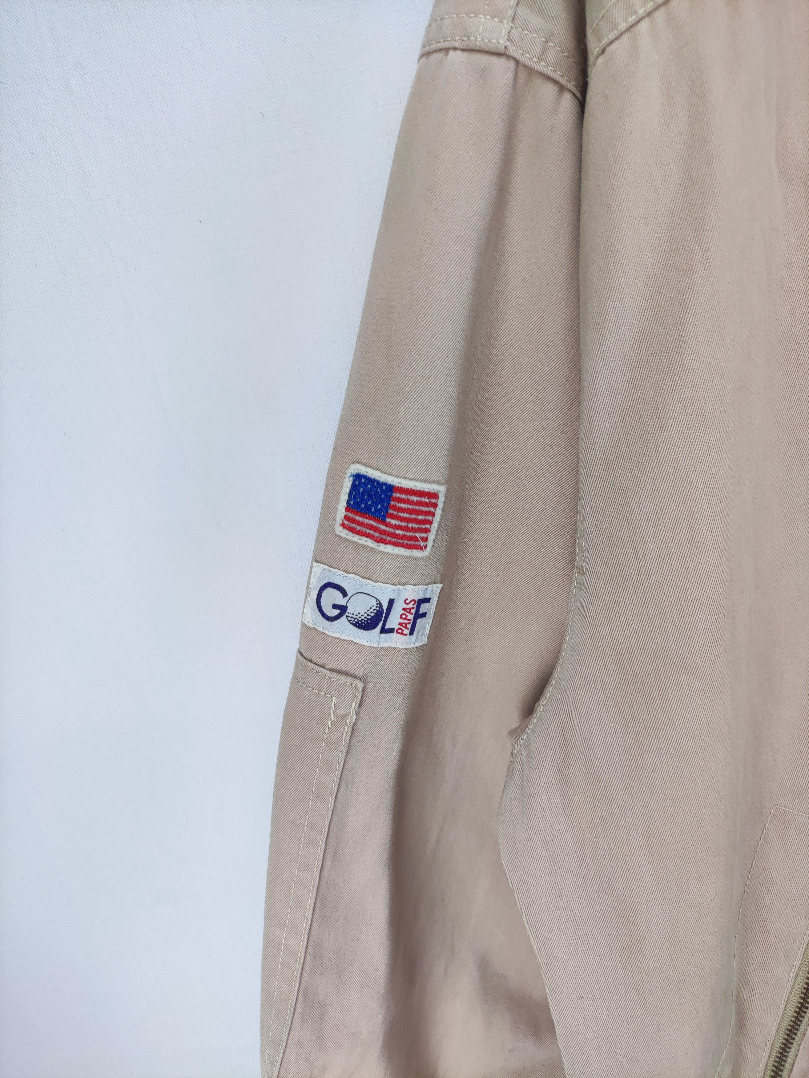 Japanese Brand Vintage Papas Golf Zipper Jacket Size US XL / EU 56 / 4 - 3 Thumbnail