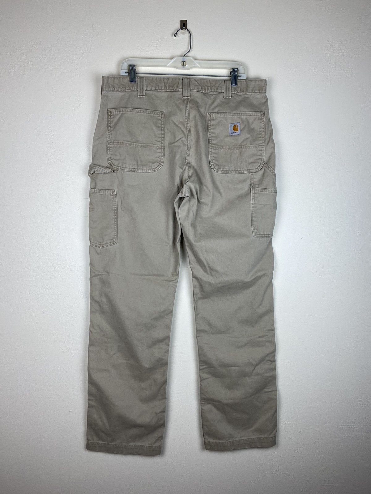Carhartt Double Knee White Pants | Grailed