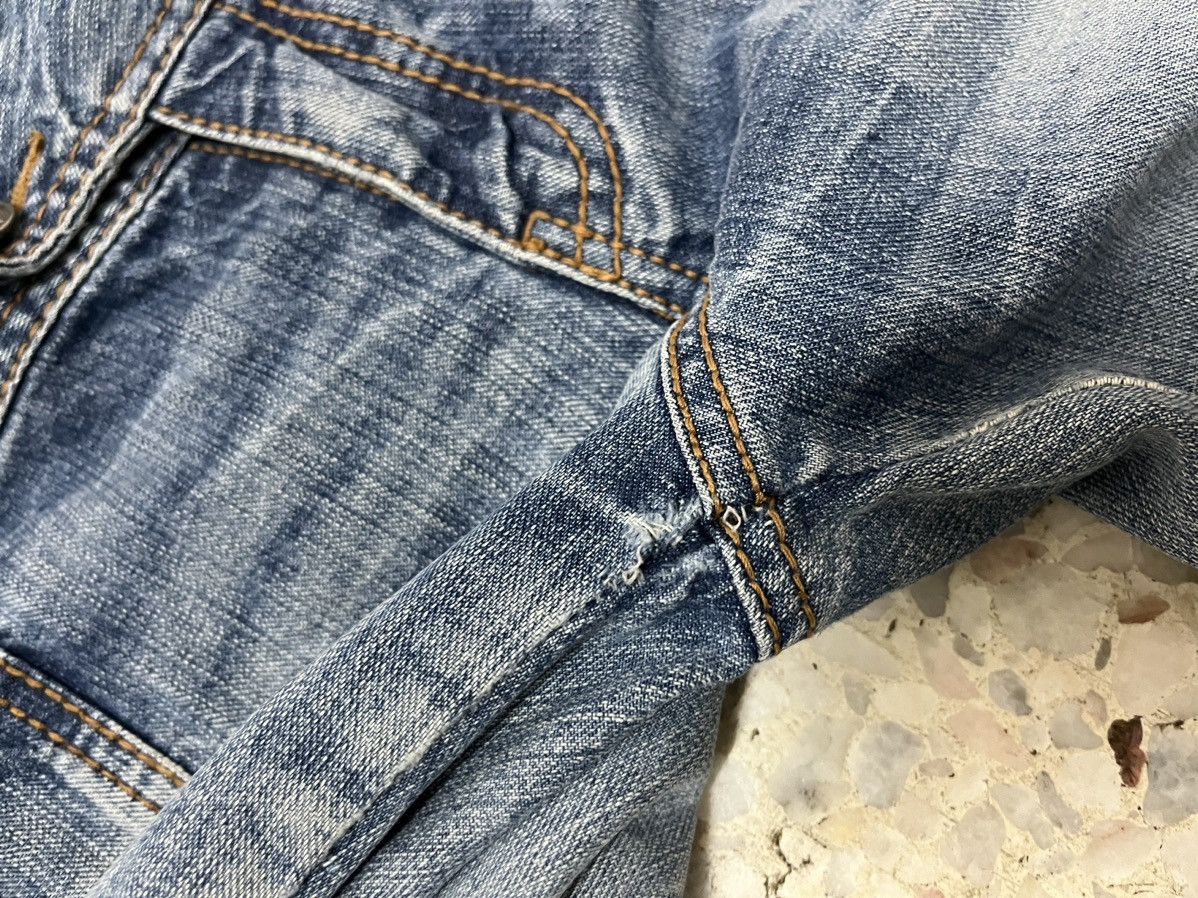 Japanese Brand Japanese brand blue moon blue bell bottom jeans multi pocket Size US 30 / EU 46 - 7 Thumbnail