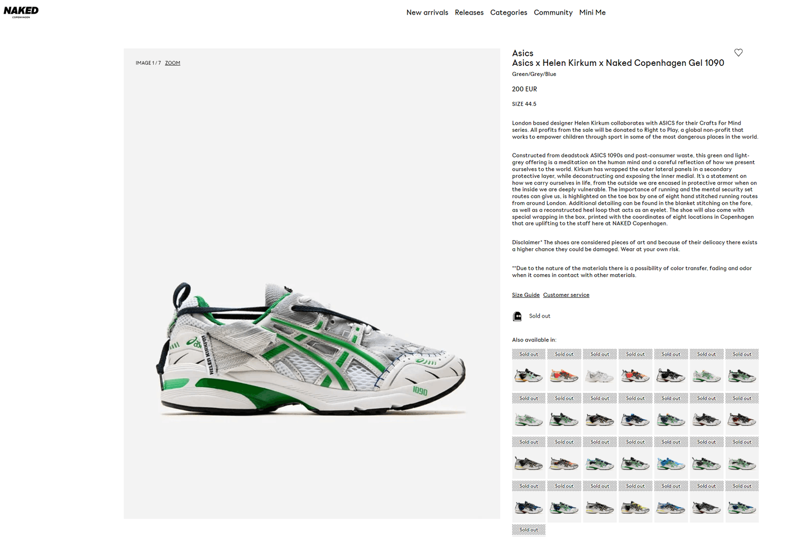 Asics Helen Kirkum Gel 1090 Size US 10.5 / EU 43-44 - 13 Thumbnail