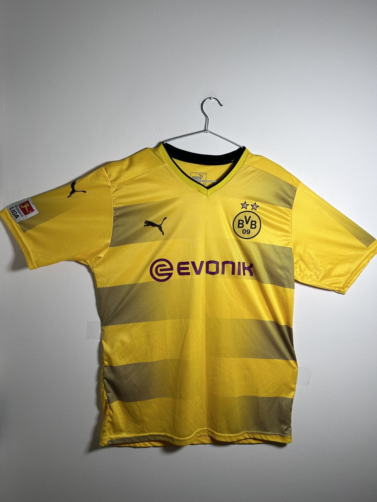 Puma REUS BORUSSIA DORTMUND BVB PUMA FOOTBALL SHIRT SOCCER JERSEY Size US XL / EU 56 / 4 - 2 Thumbnail