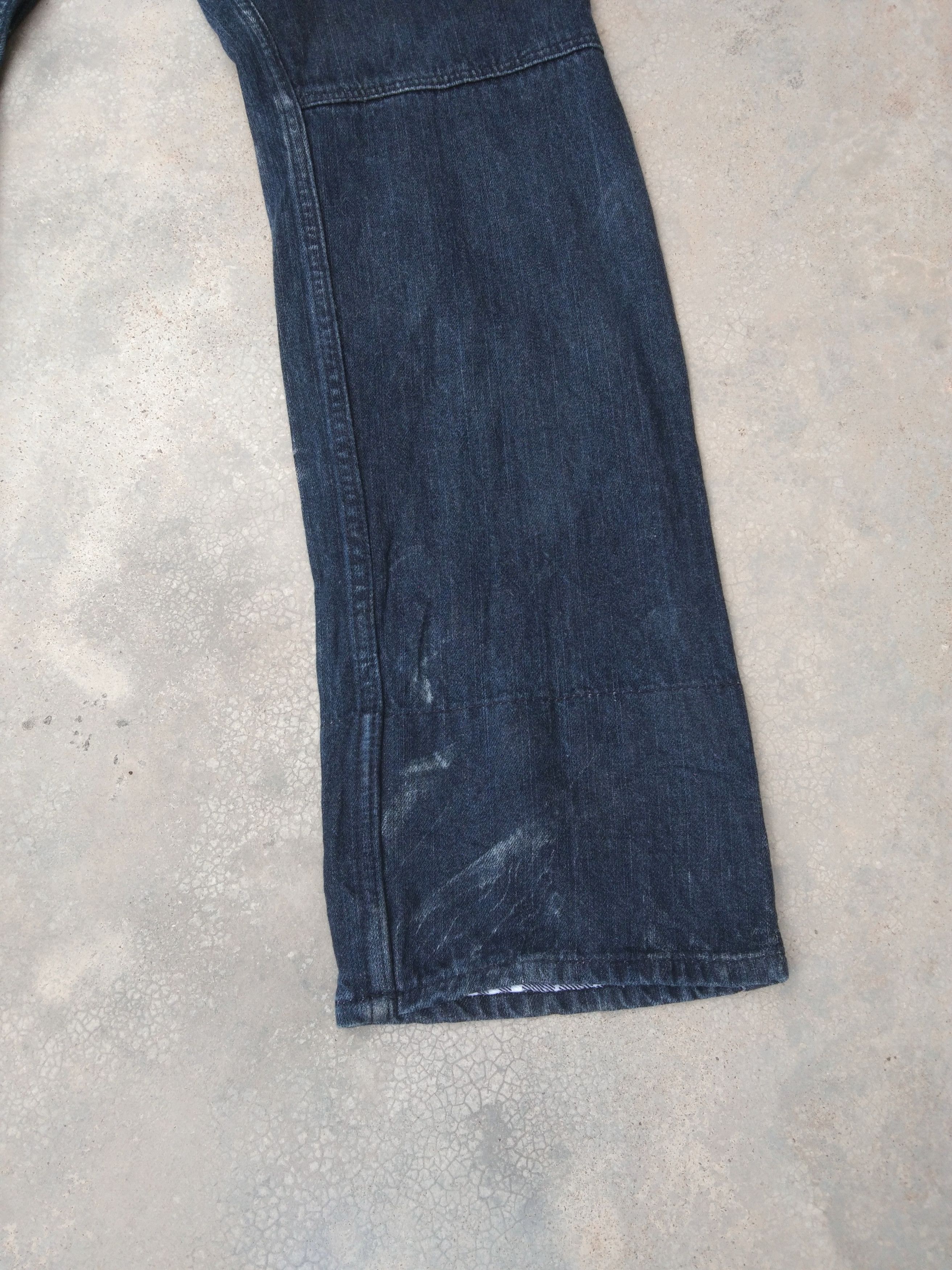 Japanese Brand × Jean × Vintage Vintage Japan Jeans Double Waist Retro Punk Style Denim Size US 30 / EU 46 - 4 Thumbnail