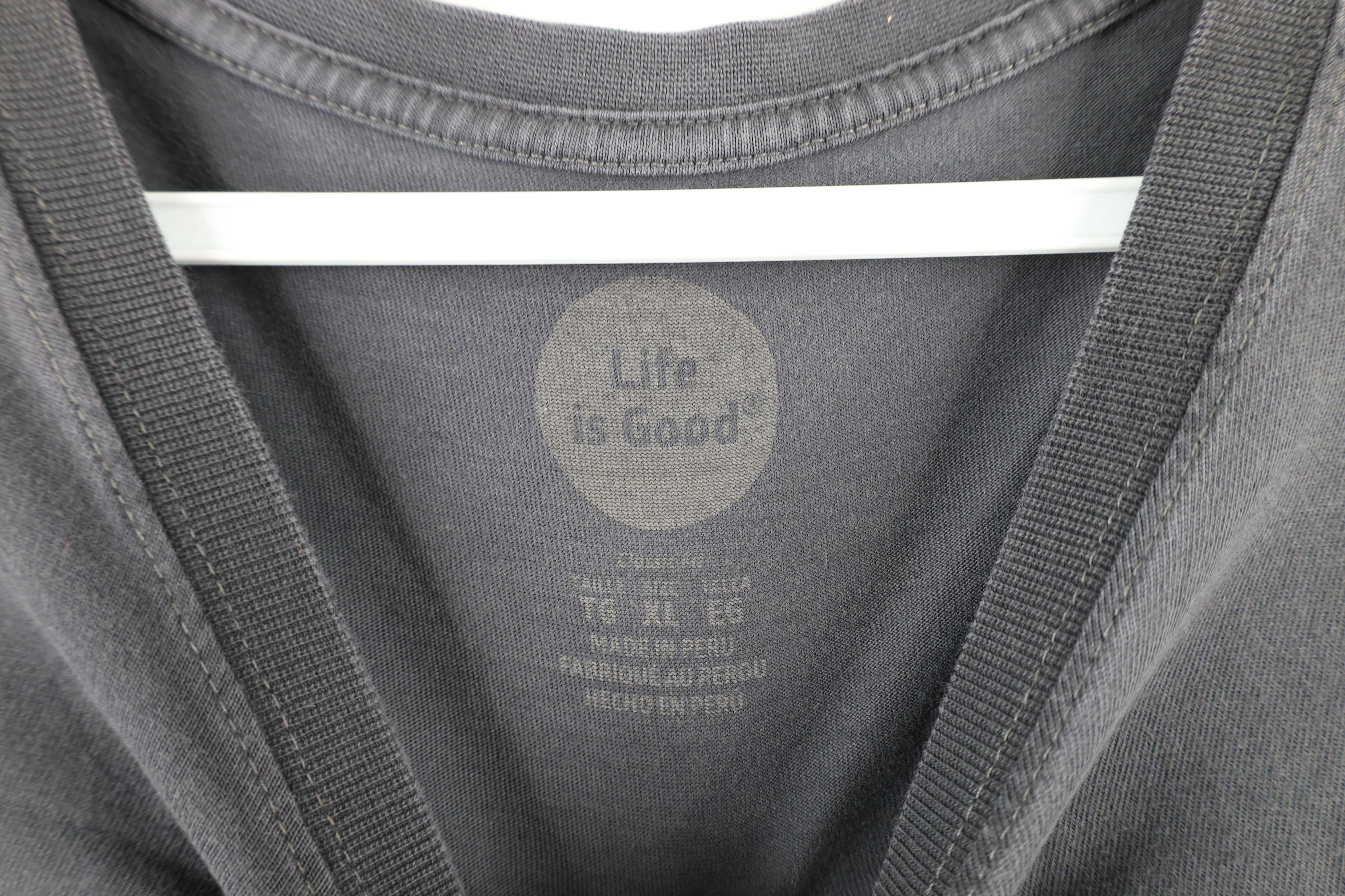 Vintage Life Is Good The Goodfather Short Sleeve T-Shirt Charcoa Size US XL / EU 56 / 4 - 6 Thumbnail