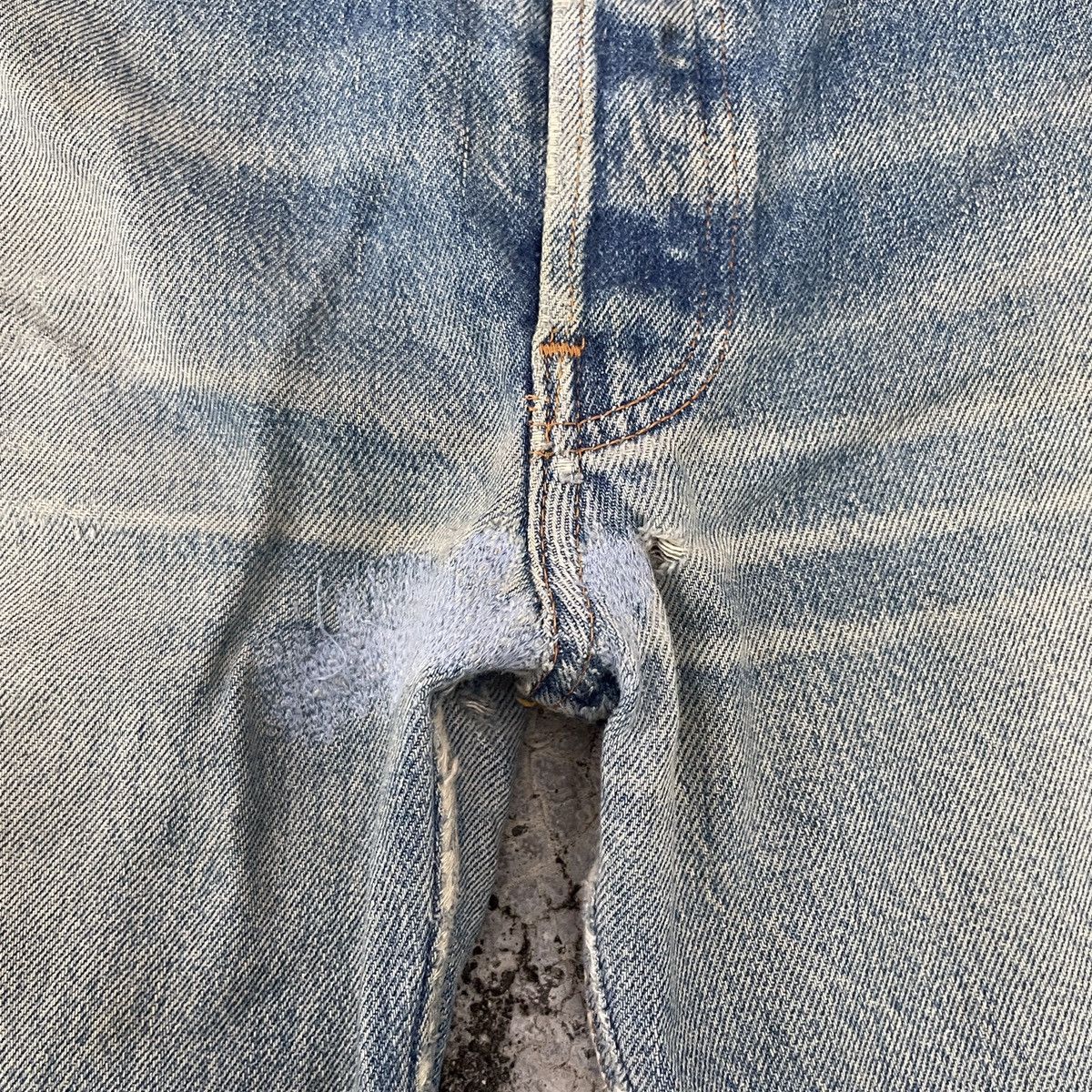 Vintage 90s Levis Lot 501 Distressed Denim Jeans Denim