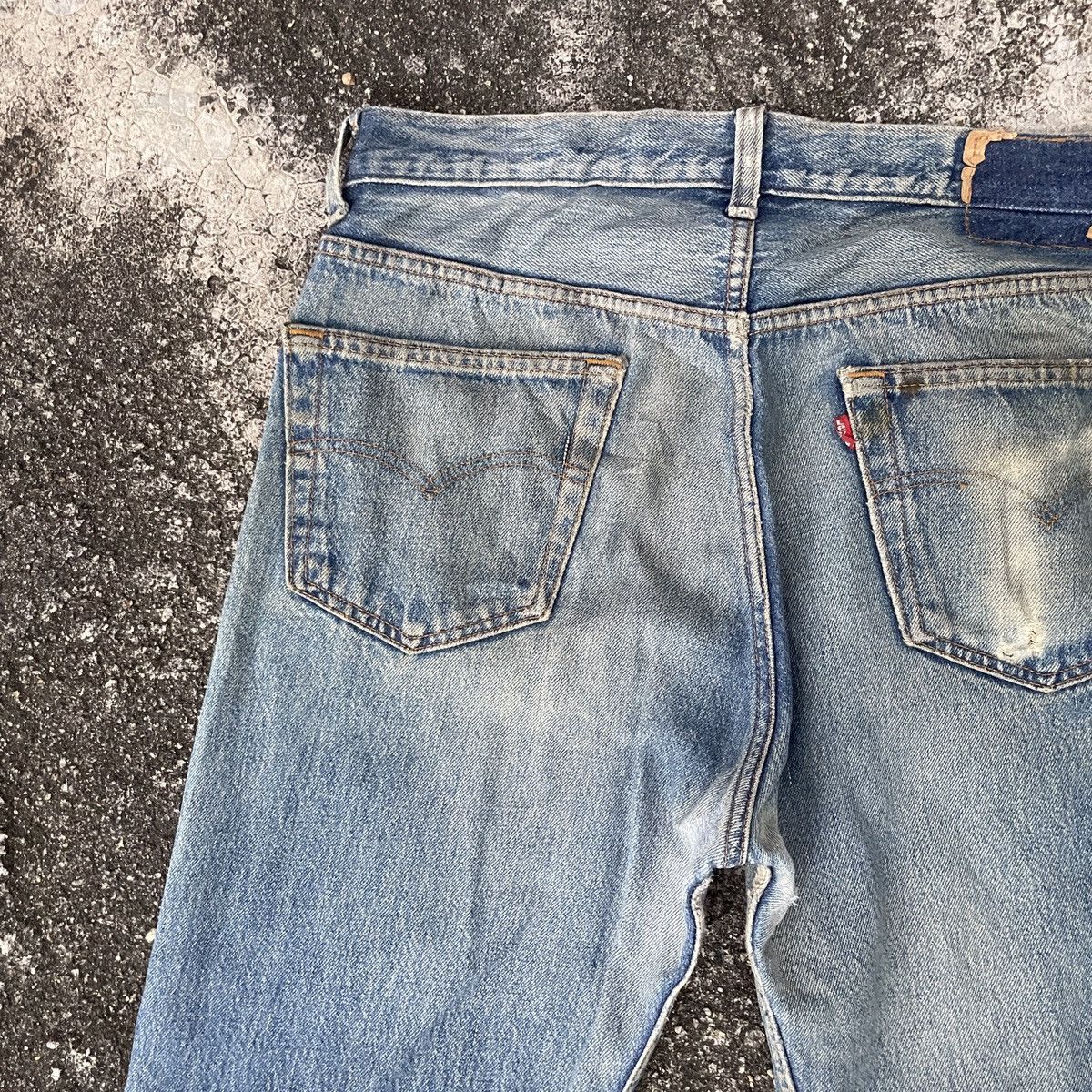 Vintage 90s Levis Lot 501 Distressed Denim Jeans Denim