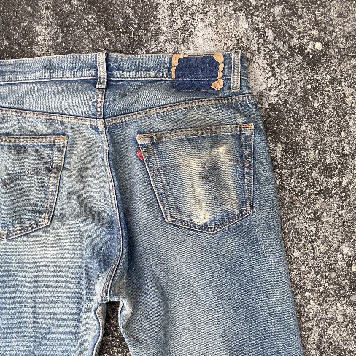 Vintage 90s Levis Lot 501 Distressed Denim Jeans Denim