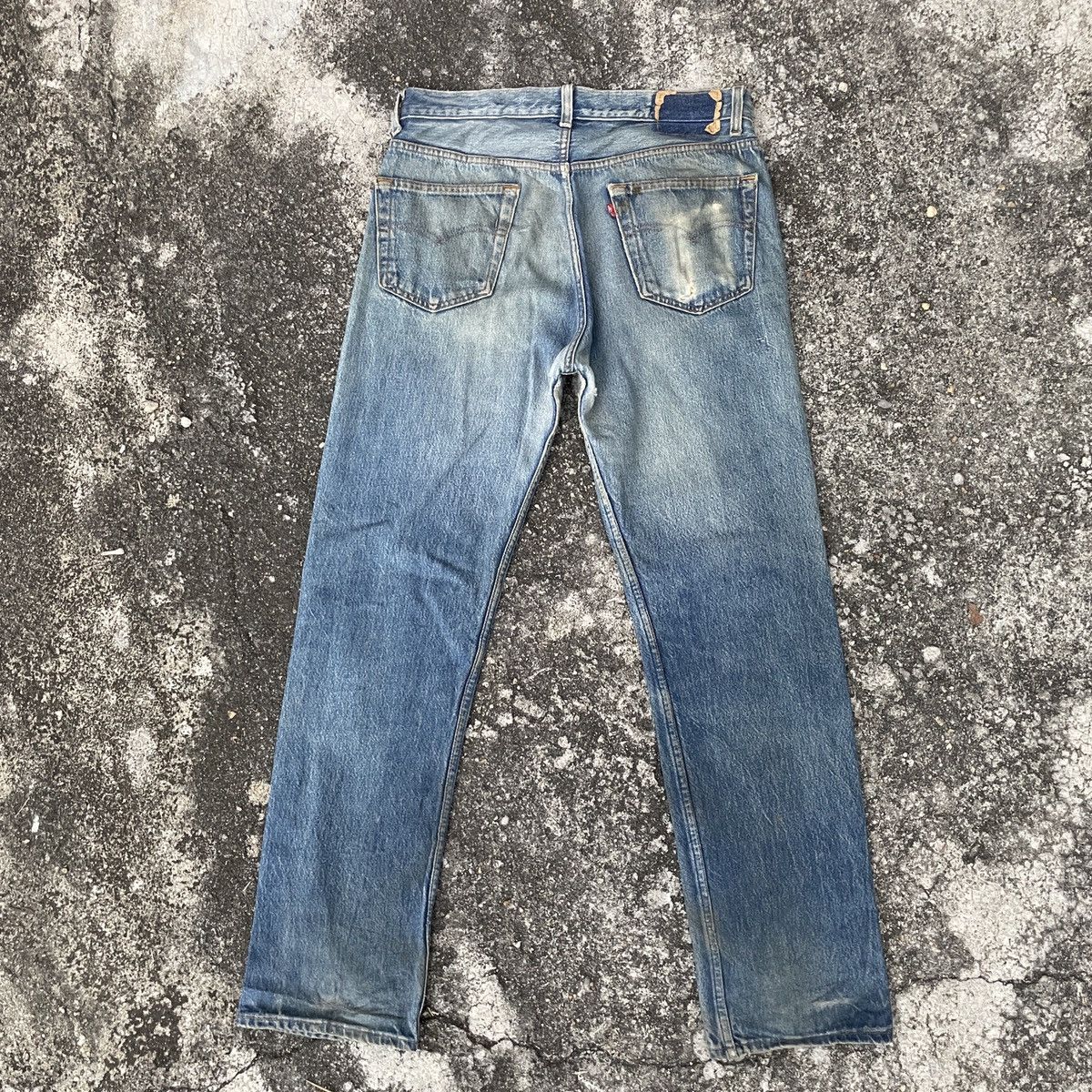 Vintage 90s Levis Lot 501 Distressed Denim Jeans Denim