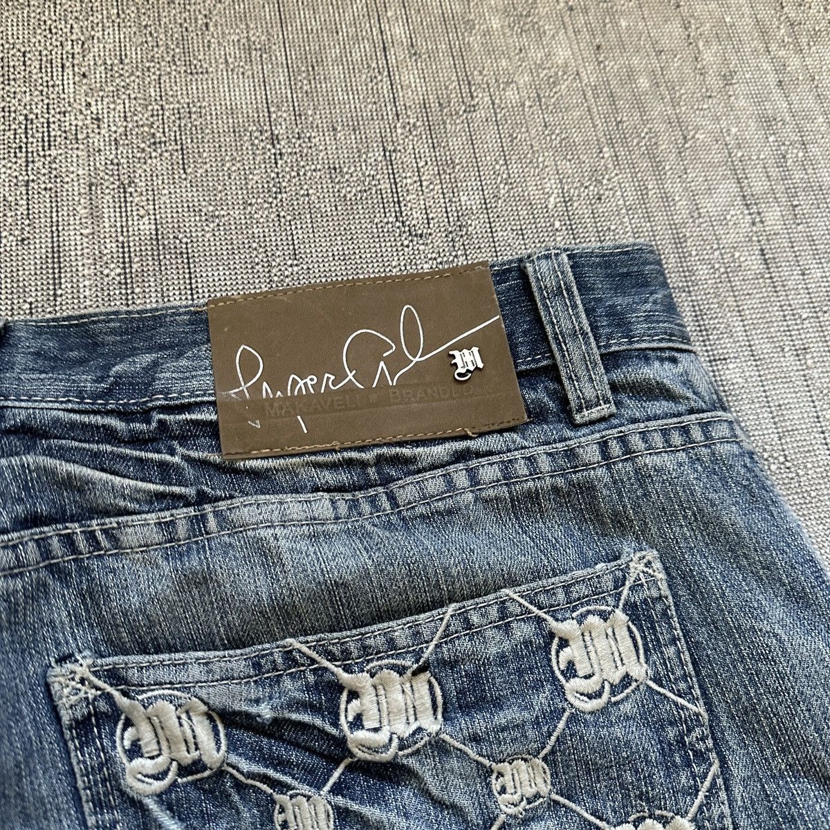 Makaveli × Rap Tees × Vintage Vintage Makaveli 2Pac Distressed Baggy Pants Size US 38 / EU 54 - 11 Thumbnail