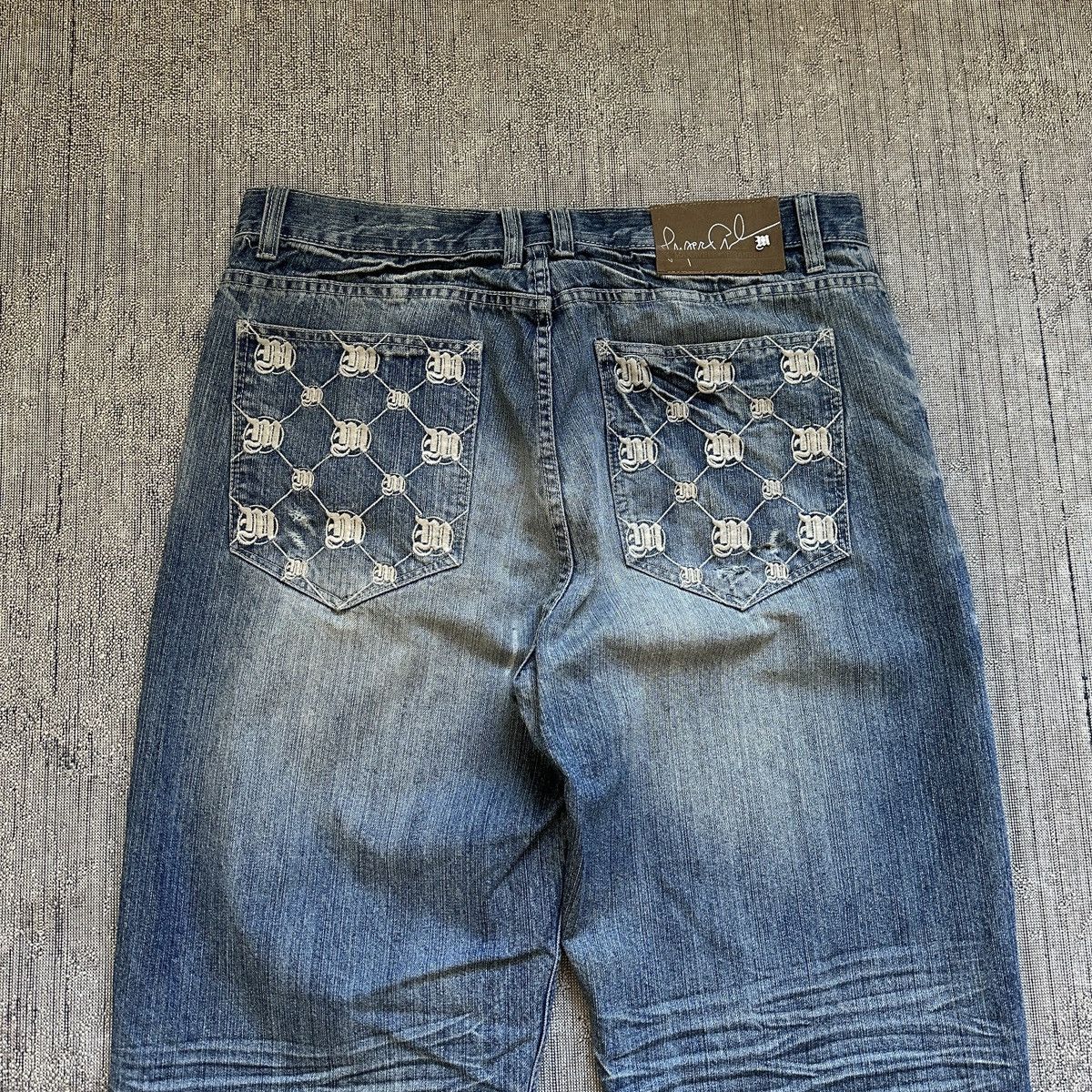 Makaveli × Rap Tees × Vintage Vintage Makaveli 2Pac Distressed Baggy Pants Size US 38 / EU 54 - 9 Thumbnail
