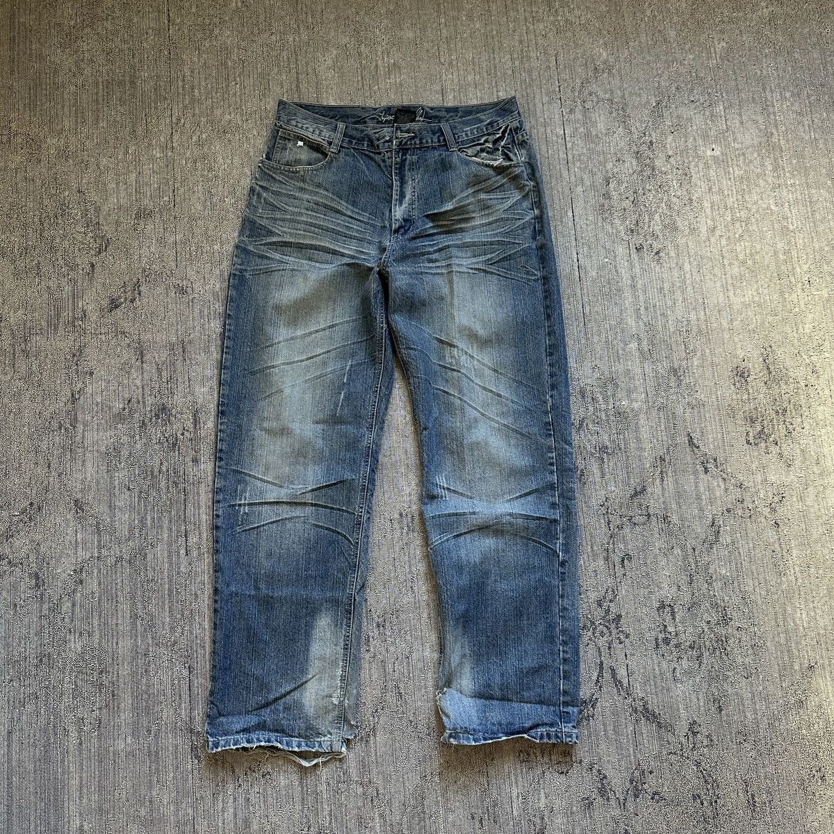 Makaveli × Rap Tees × Vintage Vintage Makaveli 2Pac Distressed Baggy Pants Size US 38 / EU 54 - 1 Thumbnail