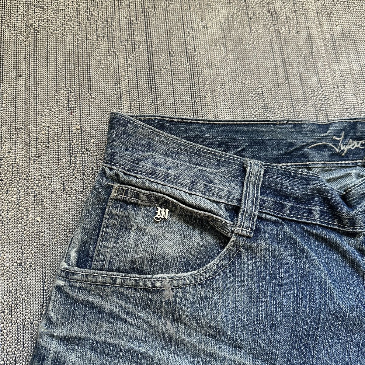 Makaveli × Rap Tees × Vintage Vintage Makaveli 2Pac Distressed Baggy Pants Size US 38 / EU 54 - 5 Thumbnail