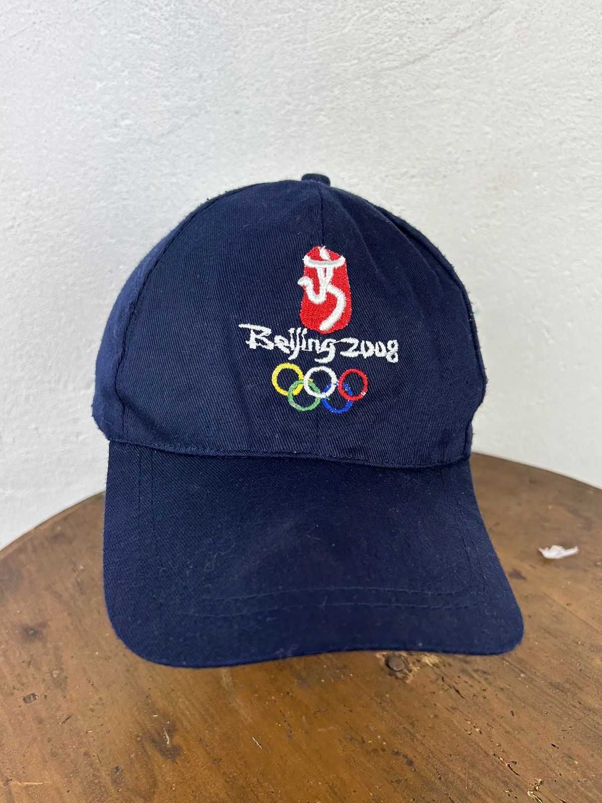 USA Olympics 00s Vintage Beijing 2008 Olympics Embroidered Logo Cap Size ONE SIZE - 1 Thumbnail