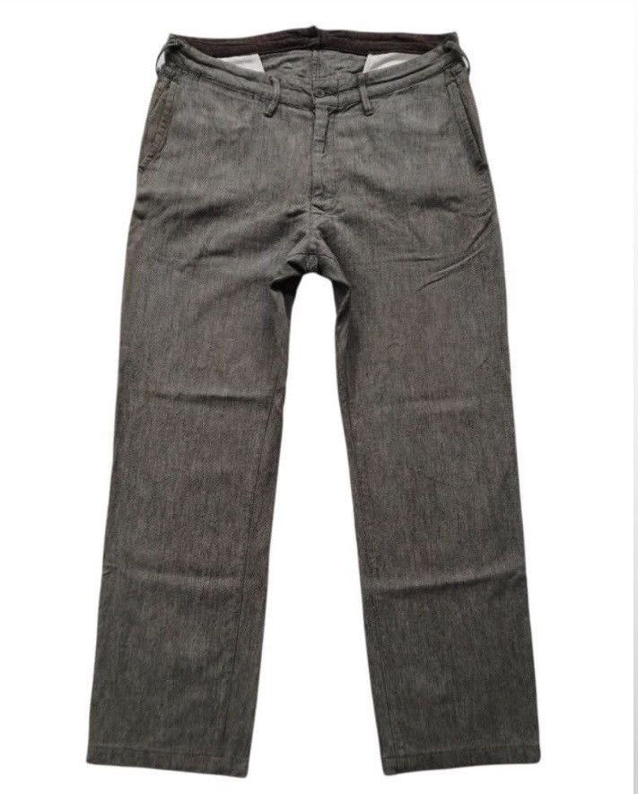 image of Steals45Rpm Heavy Cotton Pants Selvedge in Light Brown, Men's (Size 34)
