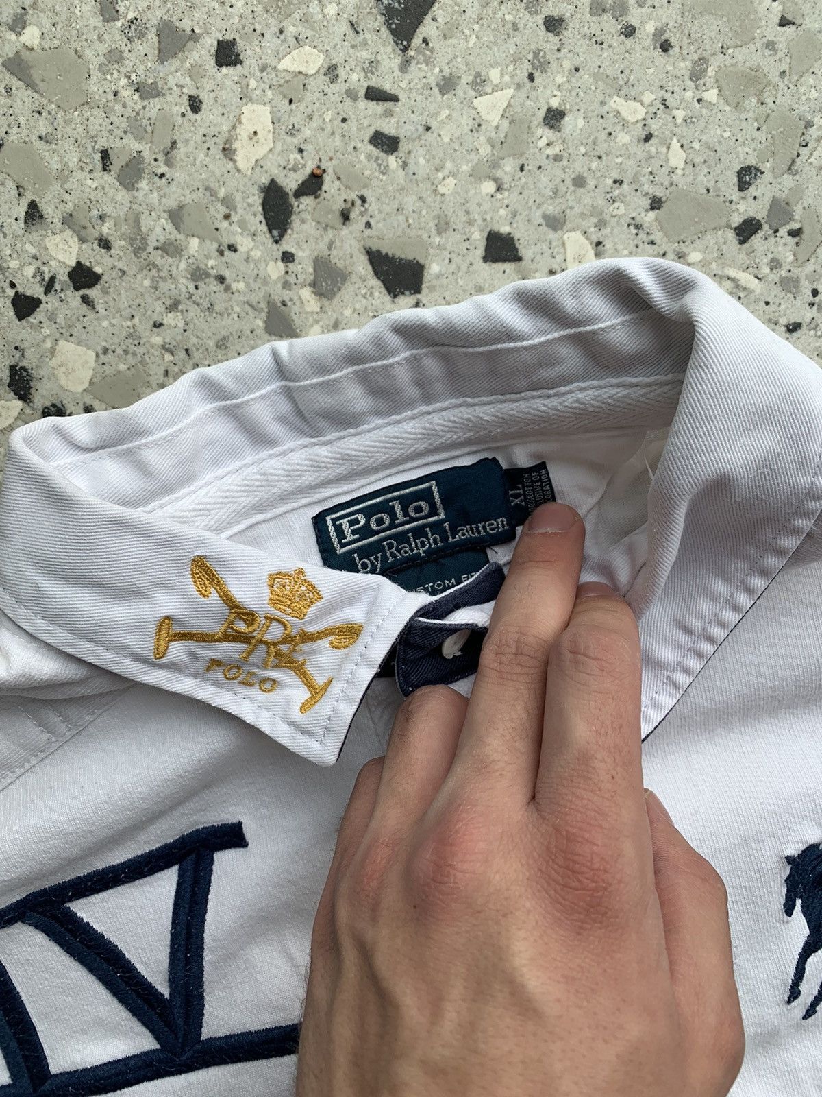 Polo Ralph Lauren × Rugby Ralph Lauren × Vintage Vintage Polo Ralph Lauren Rugby Club Mercer Y2K Size US XL / EU 56 / 4 - 4 Thumbnail