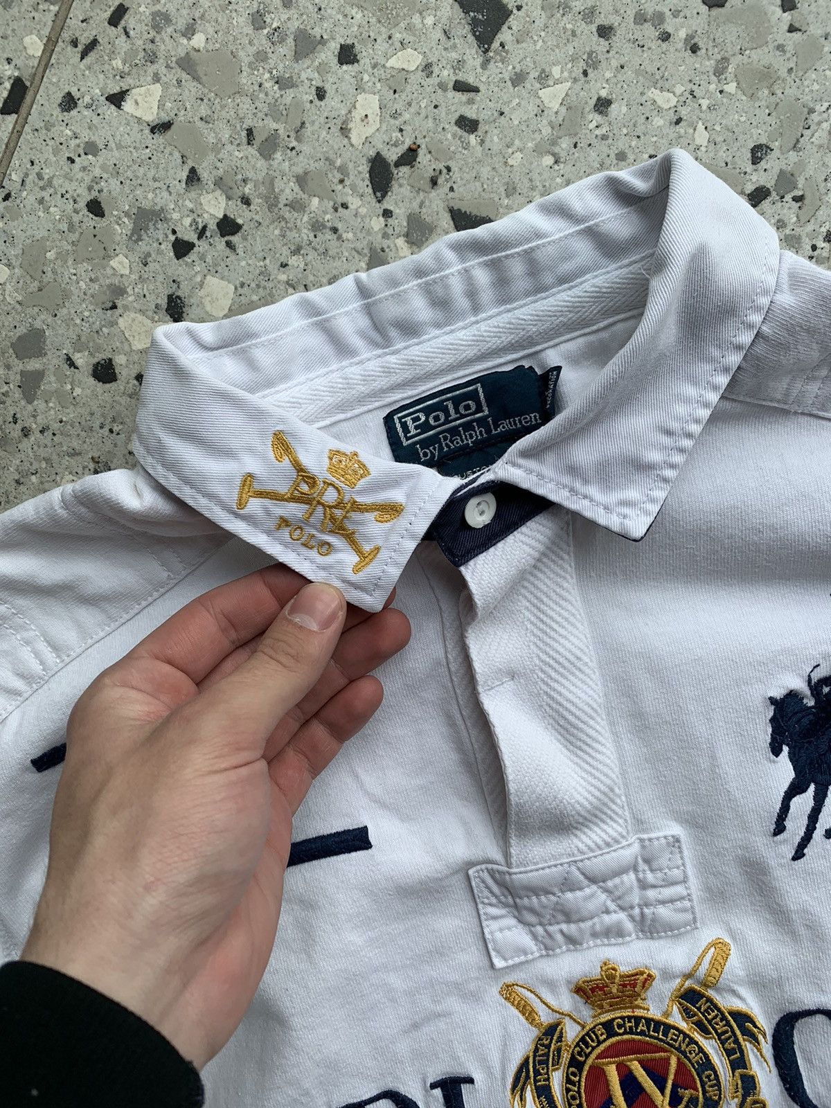 Polo Ralph Lauren × Rugby Ralph Lauren × Vintage Vintage Polo Ralph Lauren Rugby Club Mercer Y2K Size US XL / EU 56 / 4 - 3 Thumbnail